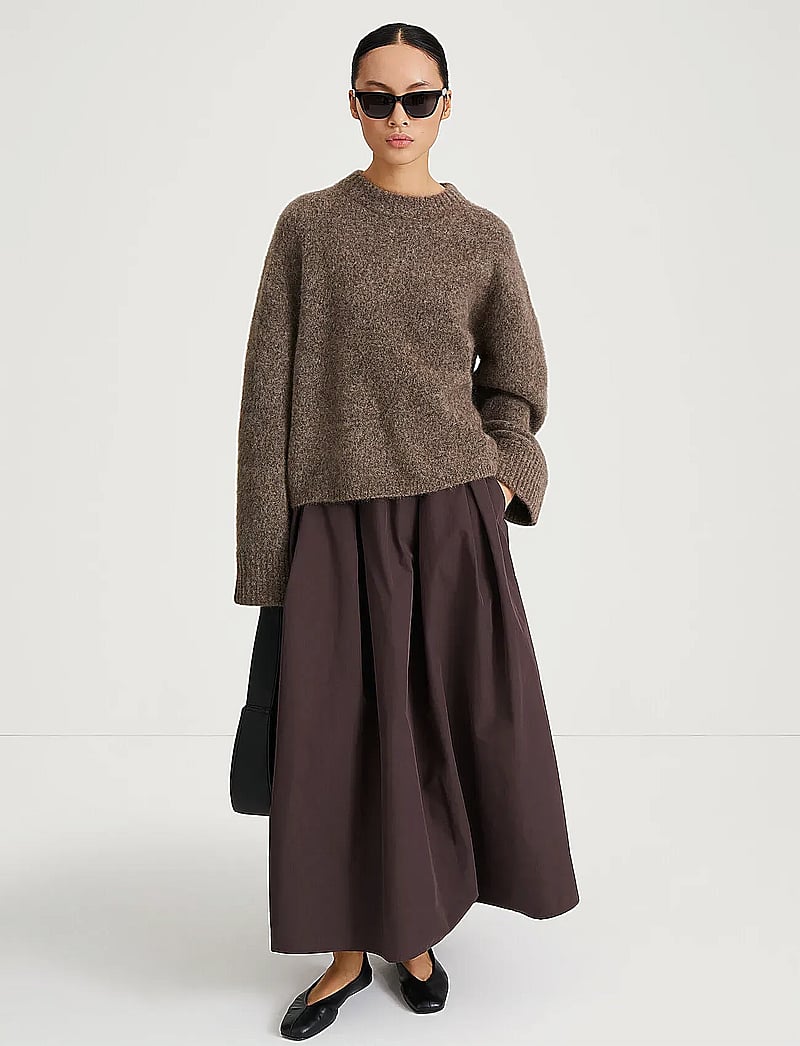Stylein - SORINA SKIRT - midi kjolar - coffee - 0