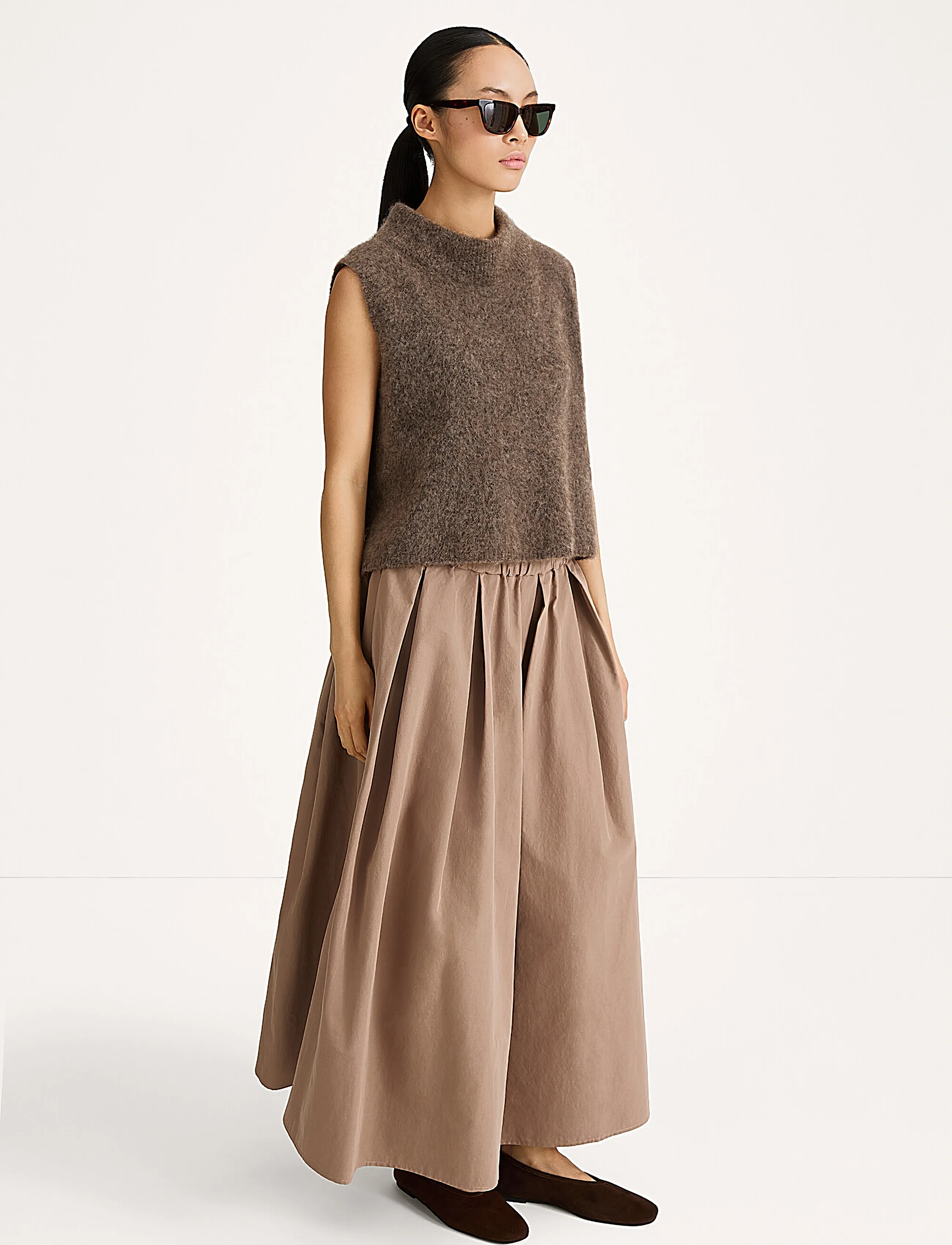 Stylein - SORINA SKIRT - midi-röcke - hazel - 3