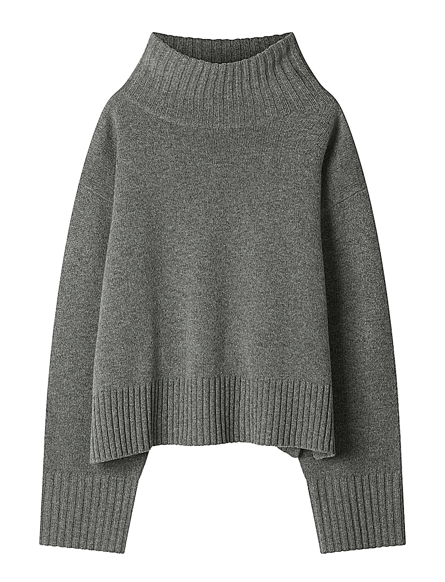 Stylein - Hilary Sweater - striktrøjer - mid grey - 1