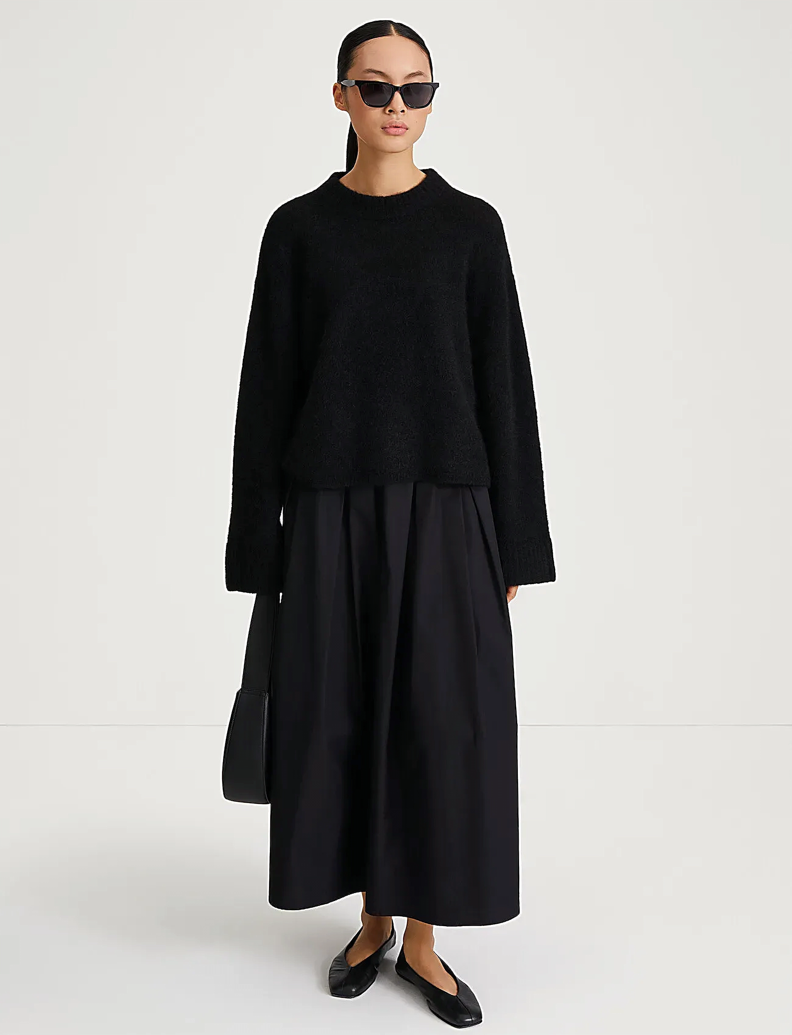 Stylein NICLAS SHORT SWEATER - Stylein - BLACK / black