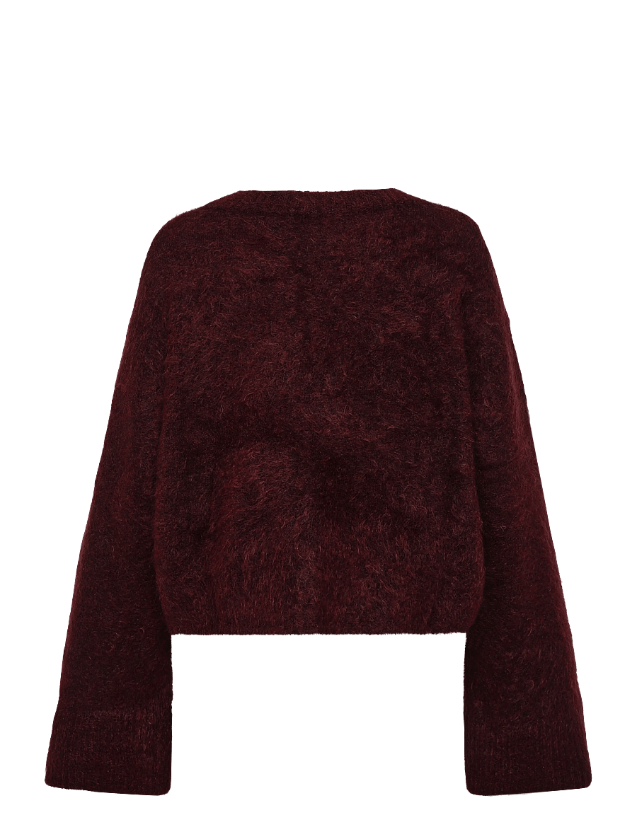 Stylein - NICLAS SHORT SWEATER - stickade tröjor - bordeaux - 2