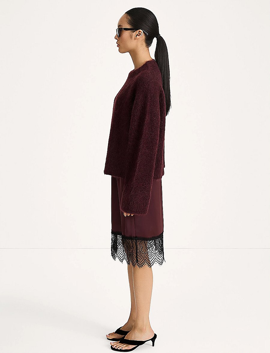 Stylein - NICLAS SHORT SWEATER - stickade tröjor - bordeaux - 3