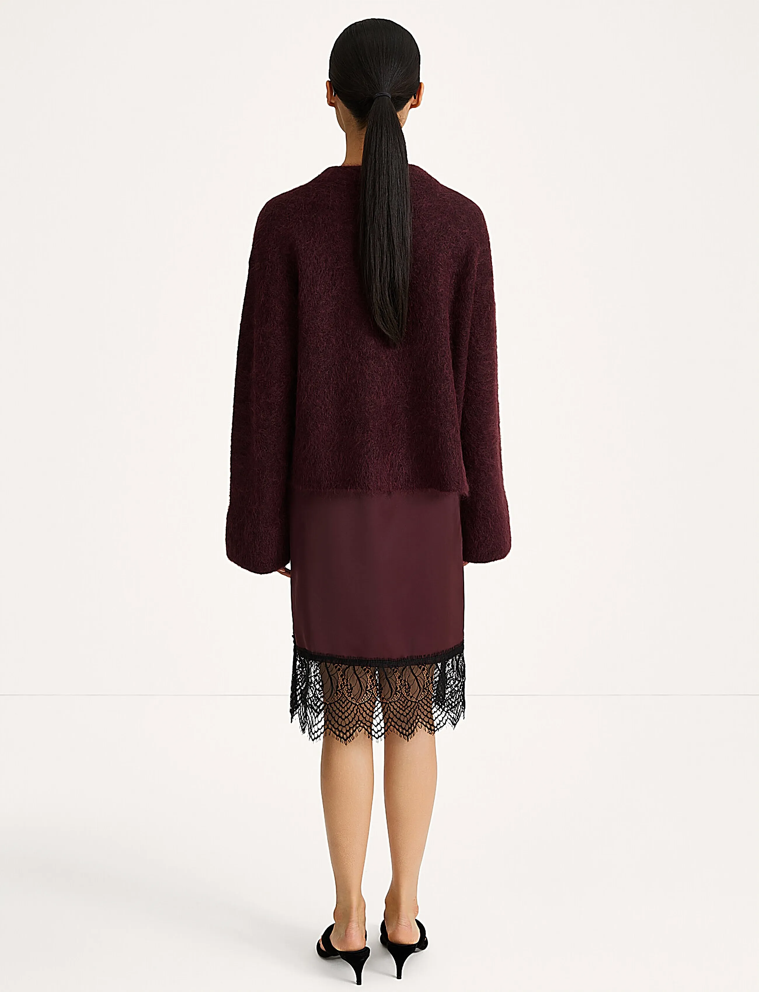 Stylein - NICLAS SHORT SWEATER - stickade tröjor - bordeaux - 4