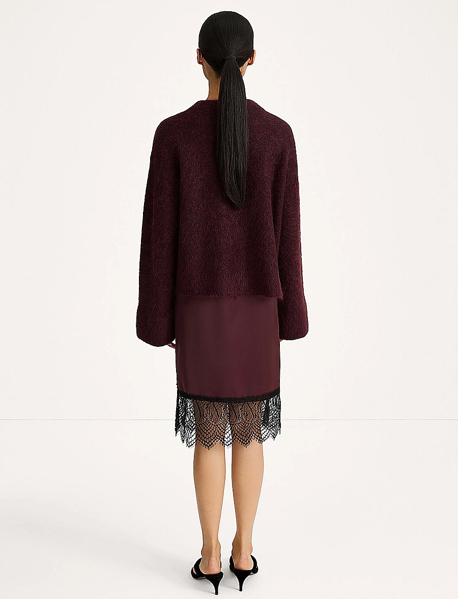 Stylein - NICLAS SHORT SWEATER - stickade tröjor - bordeaux - 4