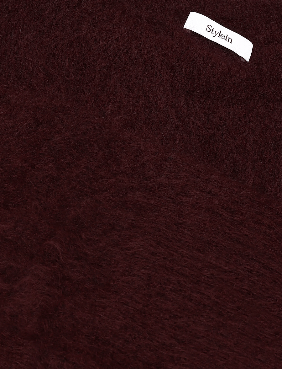Stylein - NICLAS SHORT SWEATER - stickade tröjor - bordeaux - 5