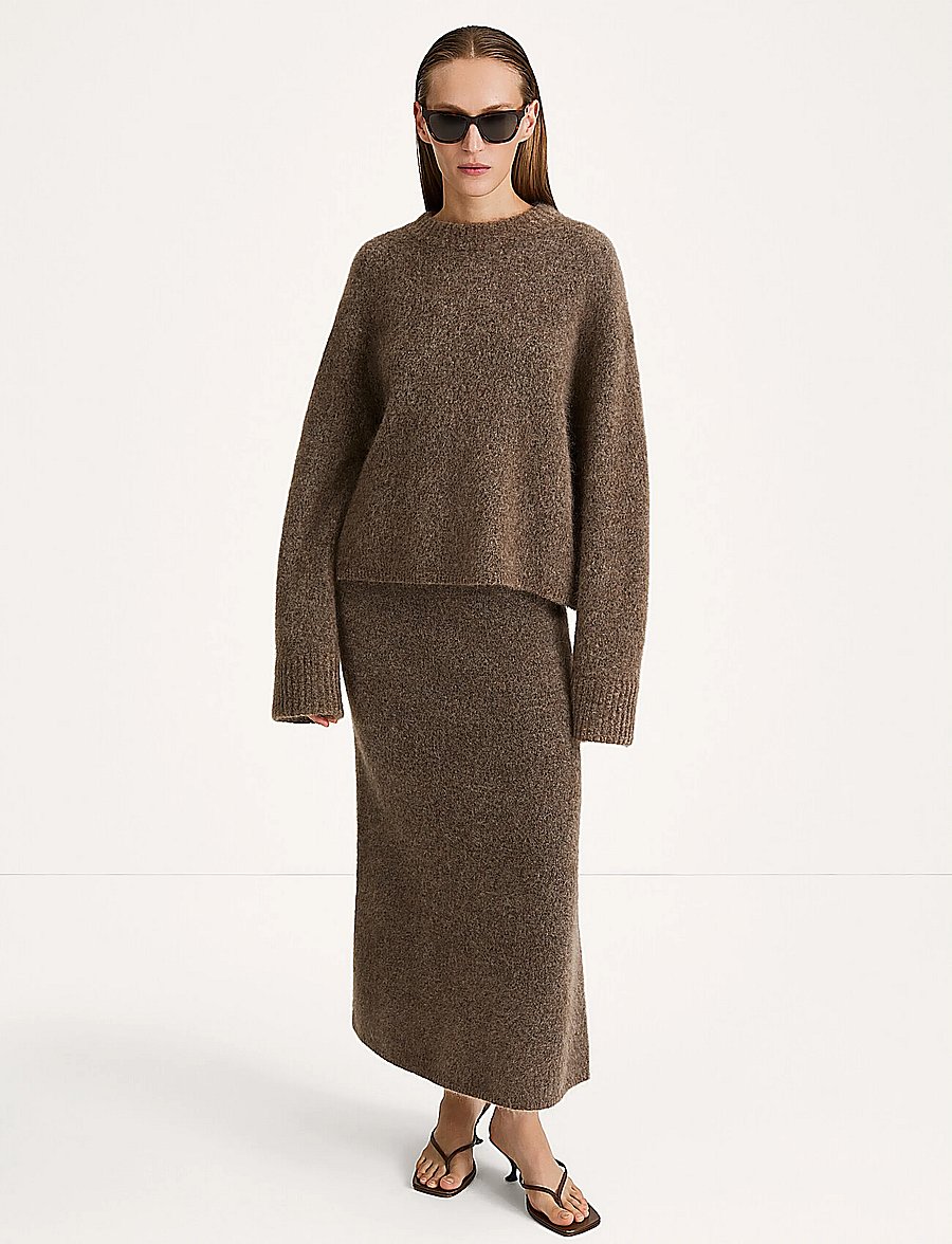 Stylein - NICLAS SHORT SWEATER - brown - 0