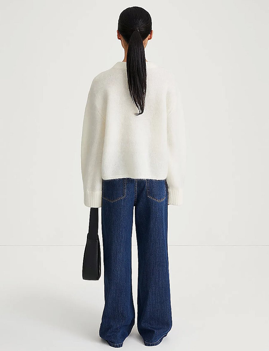 Stylein - NICLAS SHORT SWEATER - white - 4