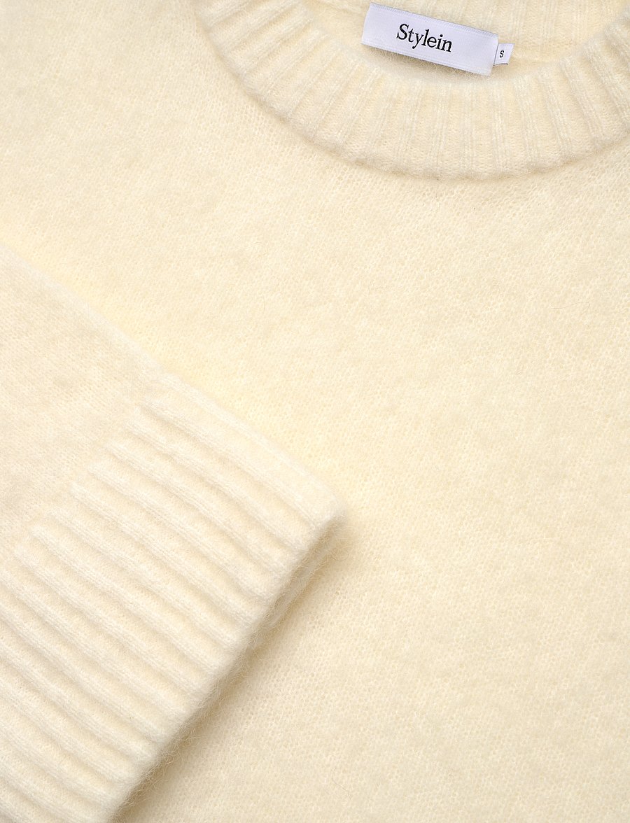 Stylein - NICLAS SHORT SWEATER - white - 5