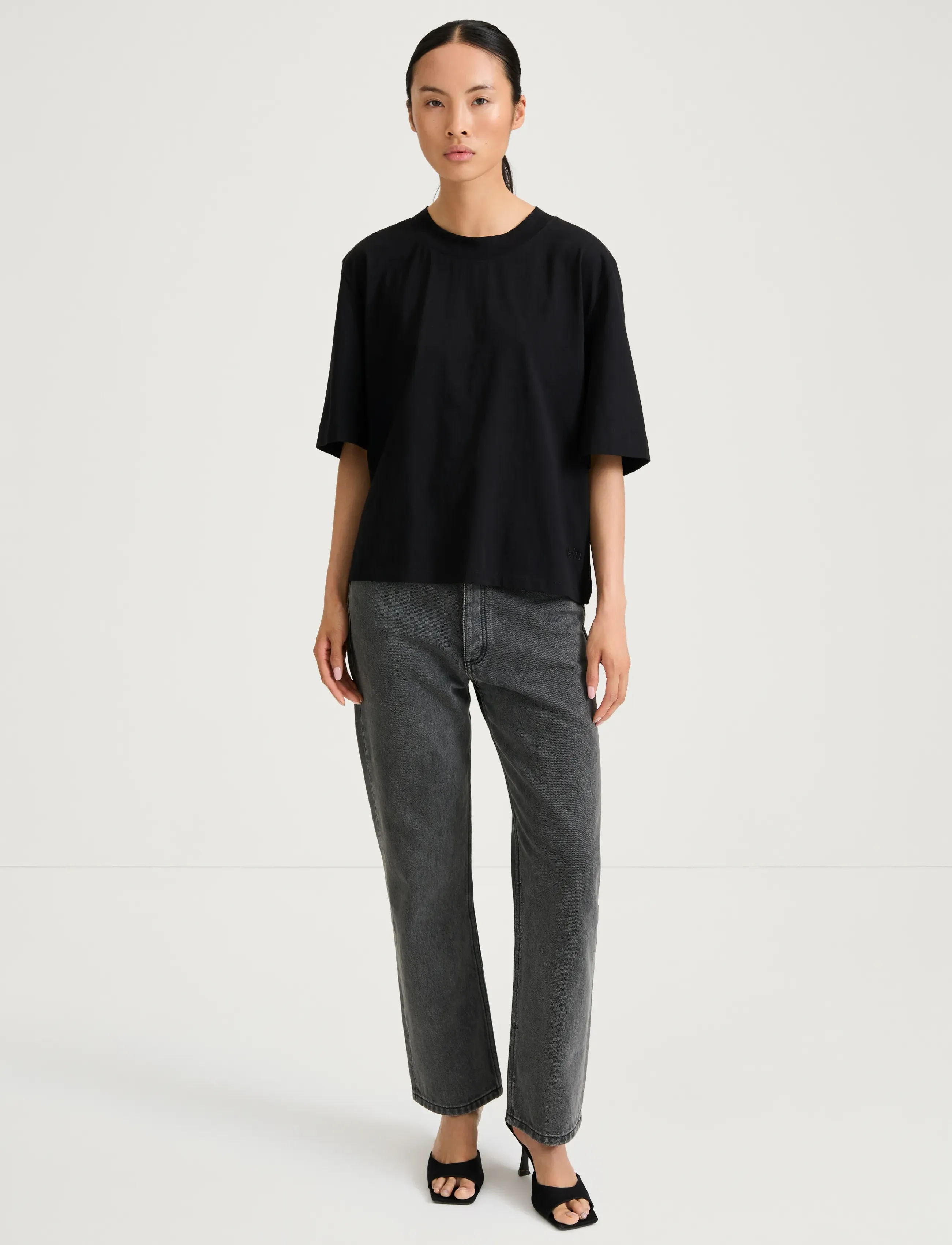 Stylein JOYCE T-SHIRT - Stylein - BLACK / black