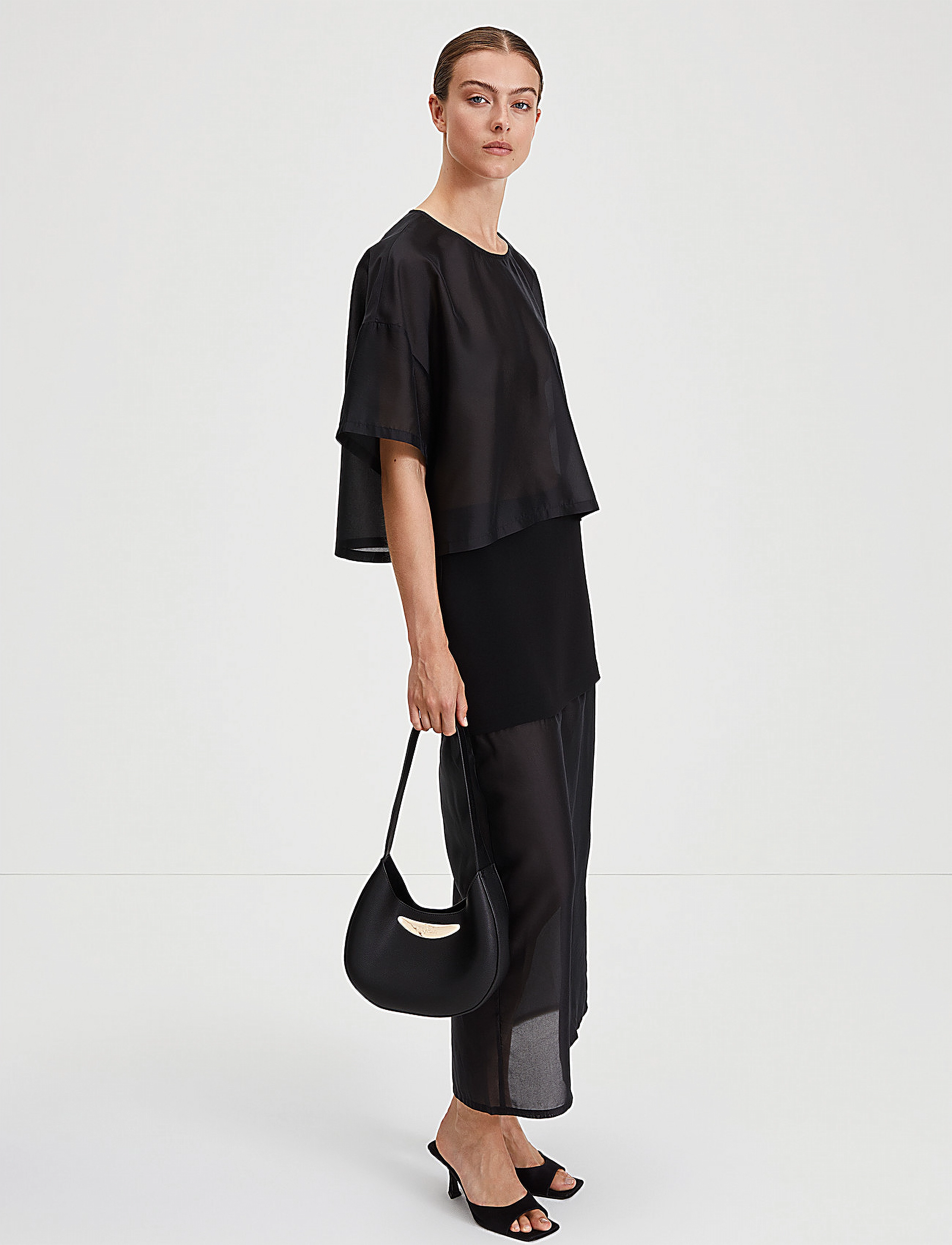 Stylein - BARDI SKIRT - maxi röcke - black - 3