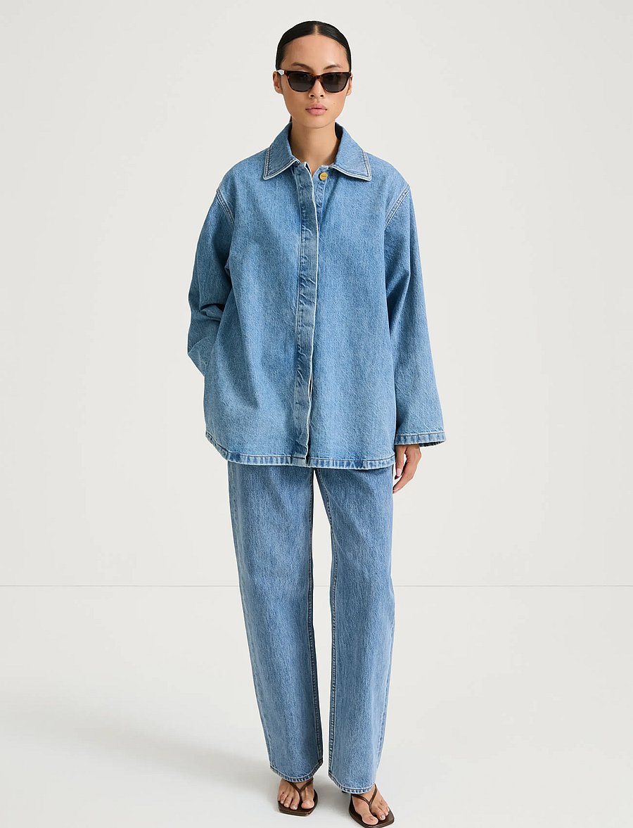 Stylein - KAREN DENIM JACKET - kevadjoped - vintage blue - 0