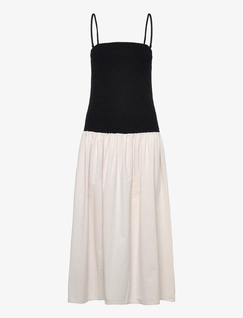 Stylein - MARTELLI DRESS - midikleider - black / beige stripe - 1