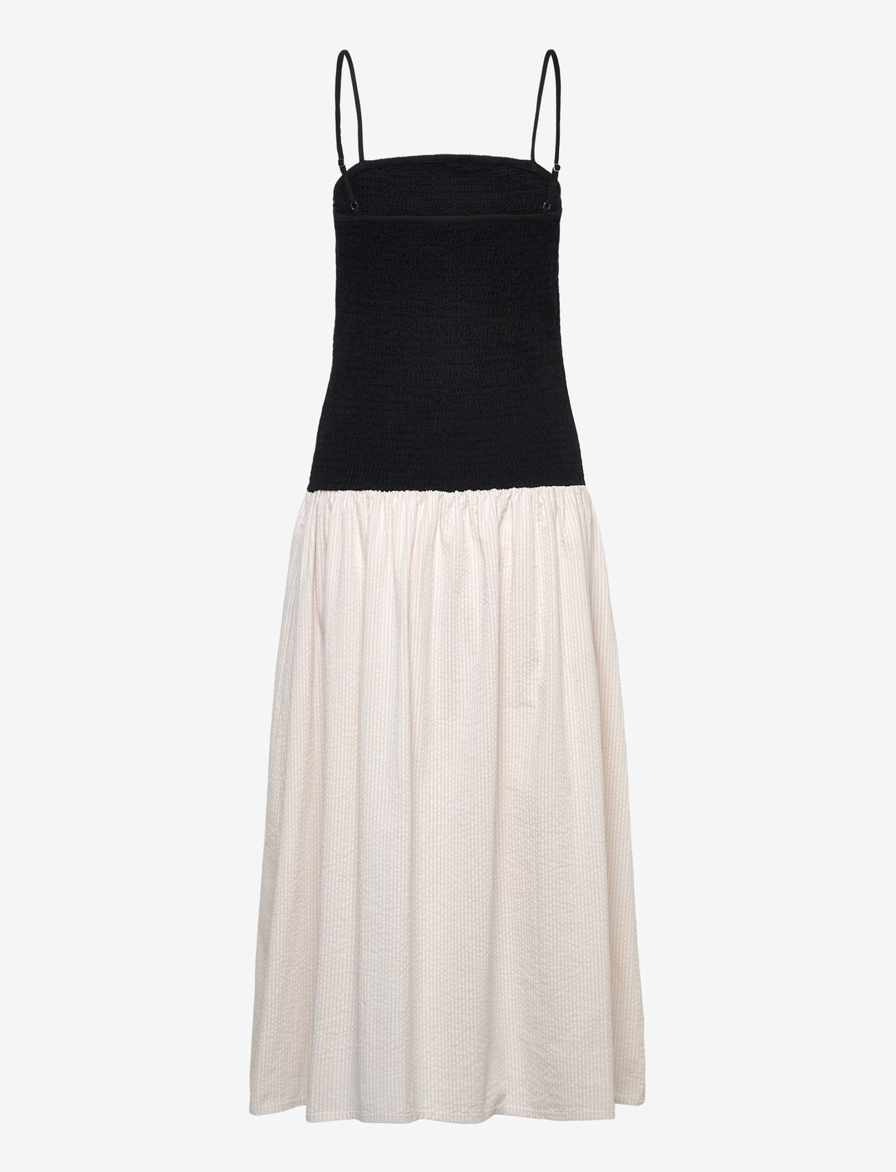 Stylein - MARTELLI DRESS - midi kjoler - black / beige stripe - 2