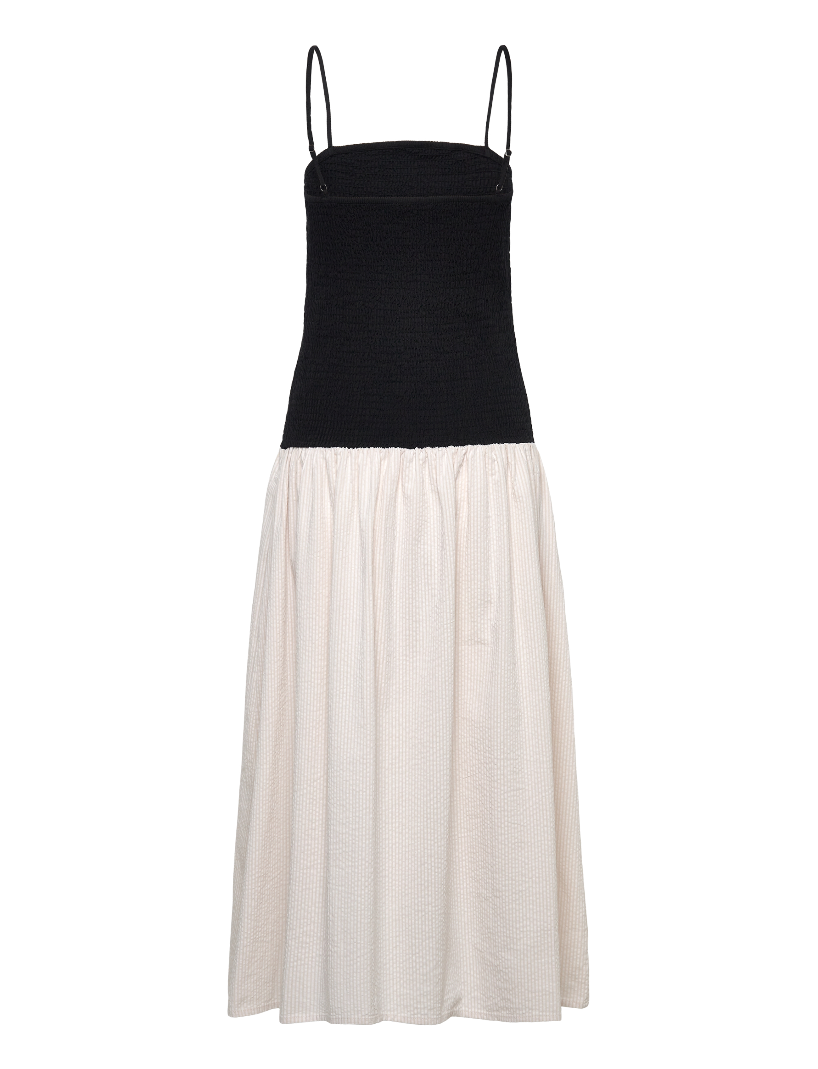 Stylein - MARTELLI DRESS - midi kjoler - black / beige stripe - 2