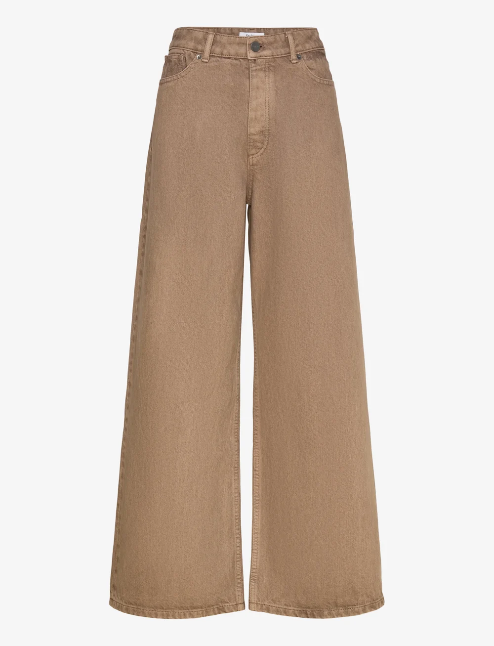 Stylein - KAYNE DENIM TROUSERS - hosen mit weitem bein - brown - 1