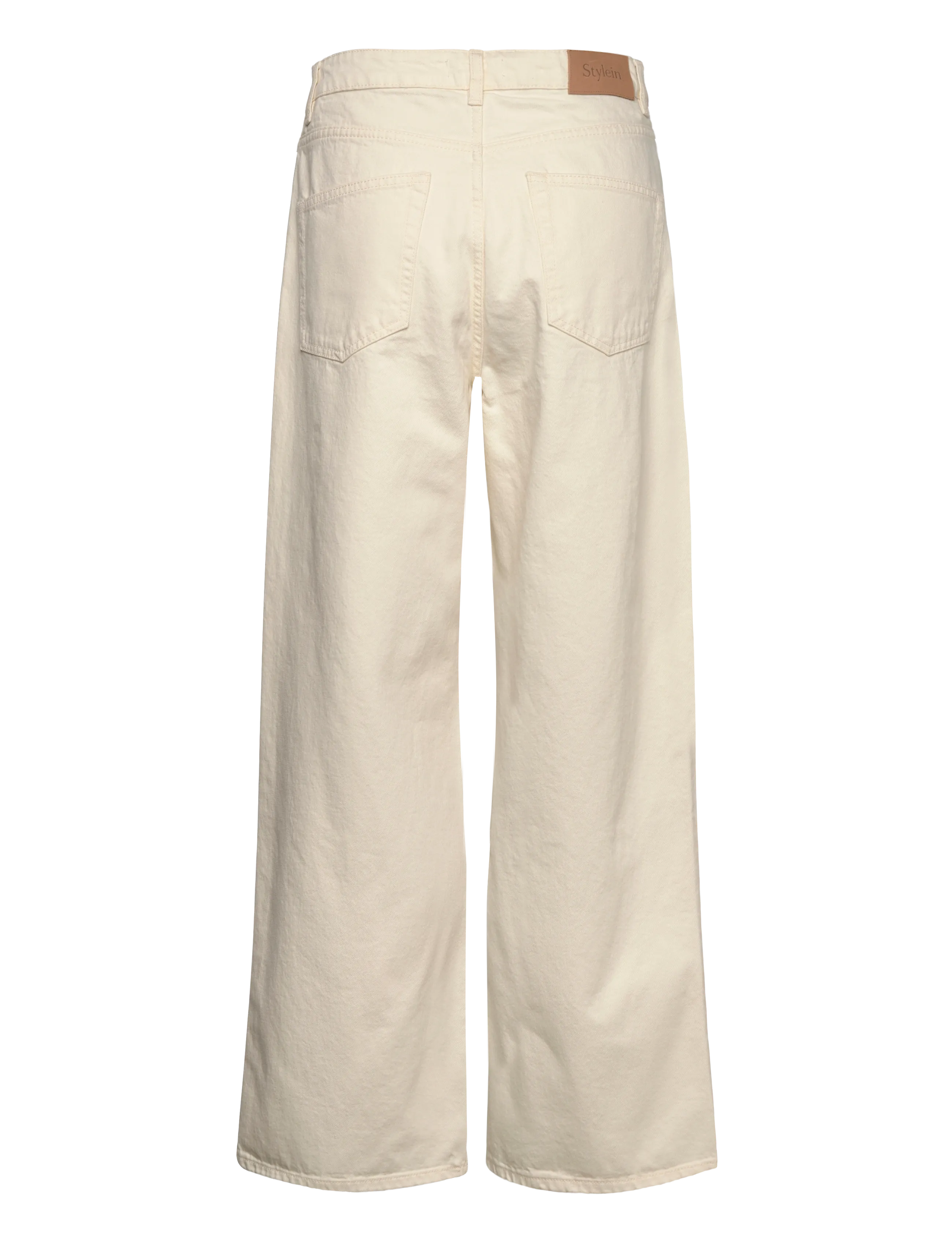 Stylein - KAYNE DENIM TROUSERS - hosen mit weitem bein - ecru - 2