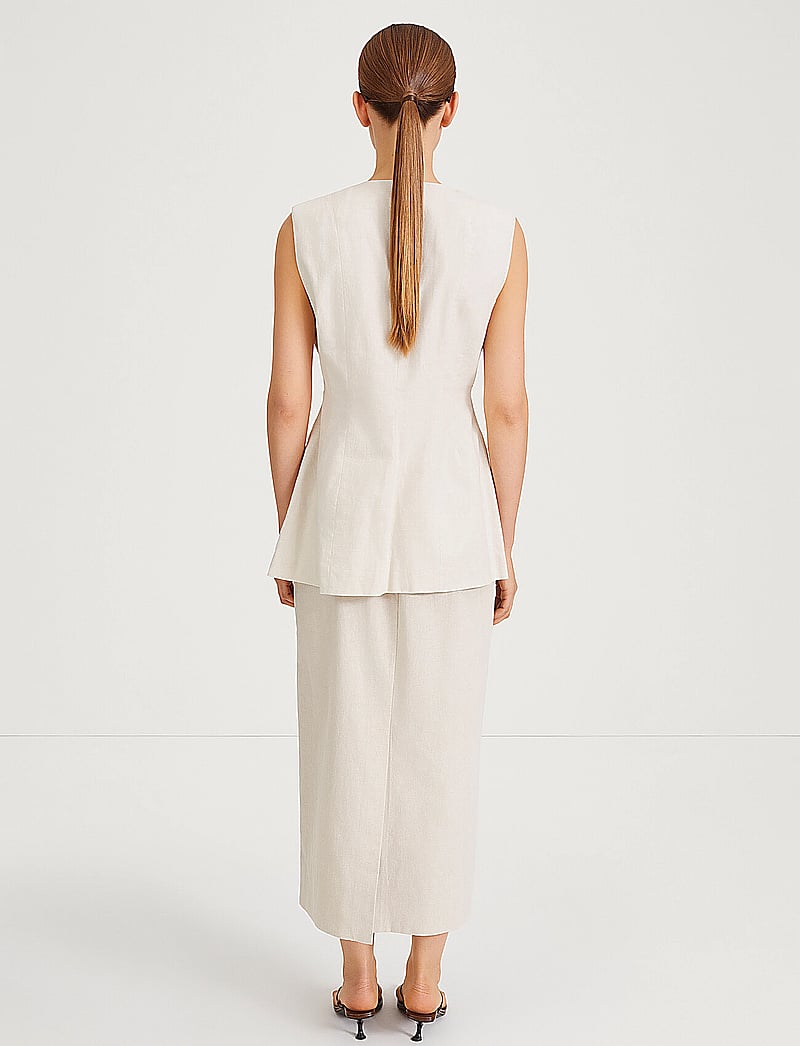 Stylein - SIRELLA VEST - Ülikonna vestid - raw linen - 4