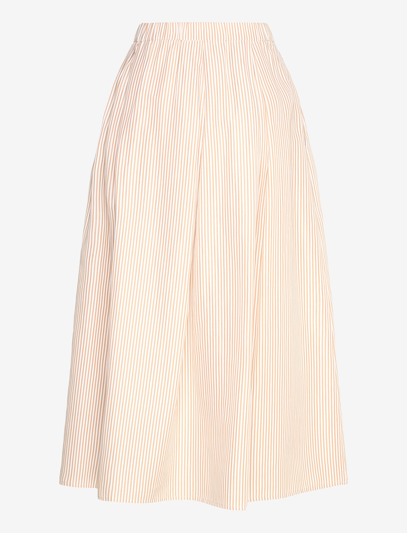 Stylein - JORINA SKIRT - midi skirts - gold / white stripe - 2