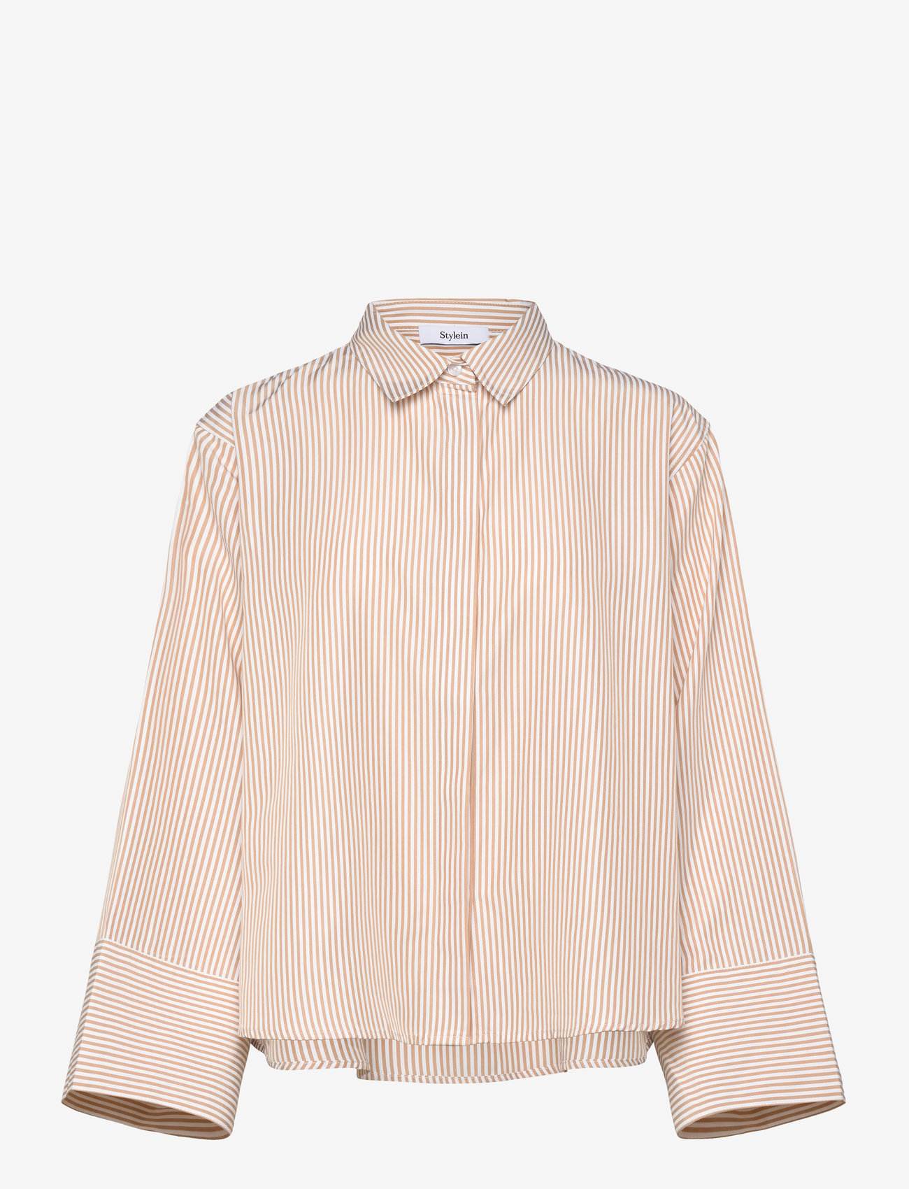 Stylein - JOVANNA SHIRT - långärmade skjortor - gold / white stripe - 1