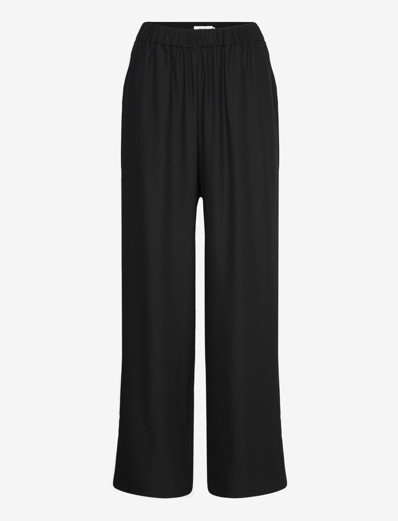 Stylein - MARIA LONG TROUSERS - bukser med brede ben - black - 1