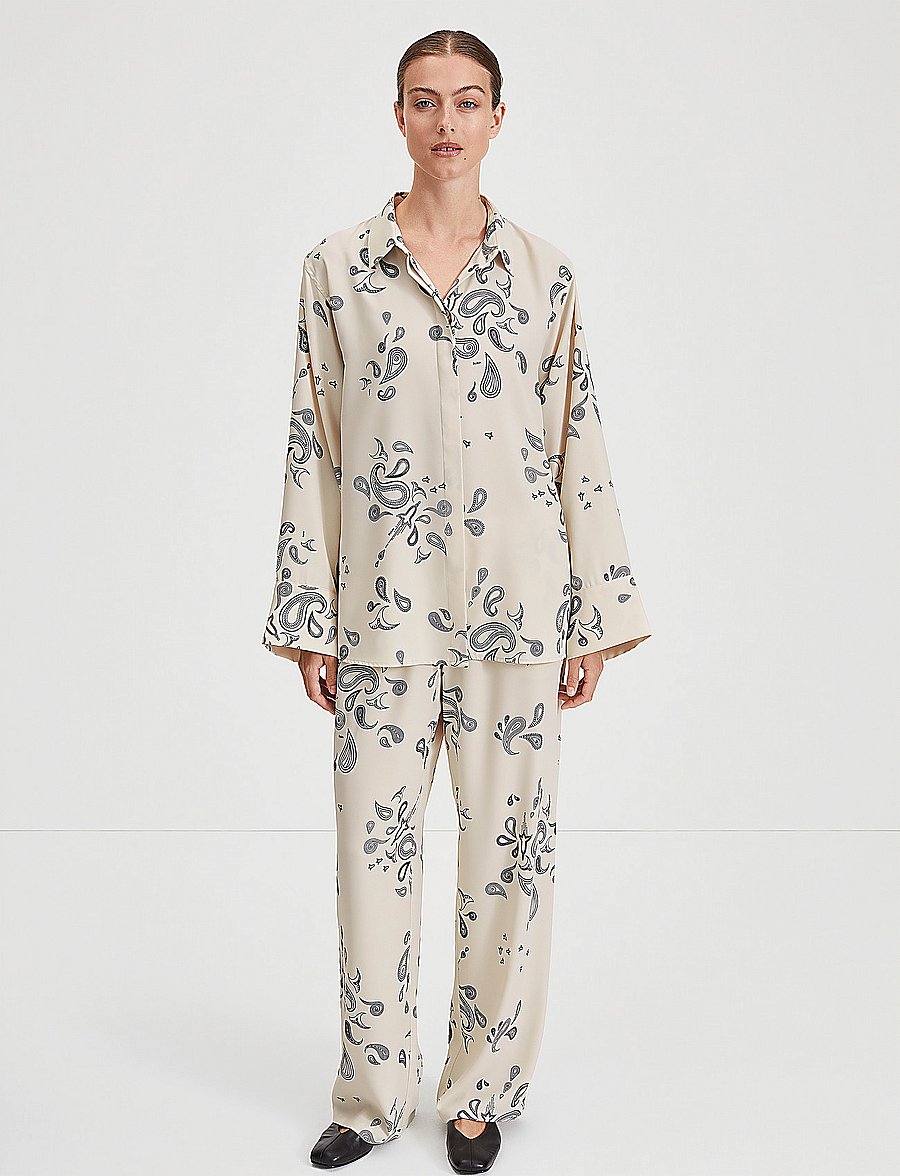 Stylein - MARIA LONG TROUSERS - hosen mit weitem bein - paisley - 0