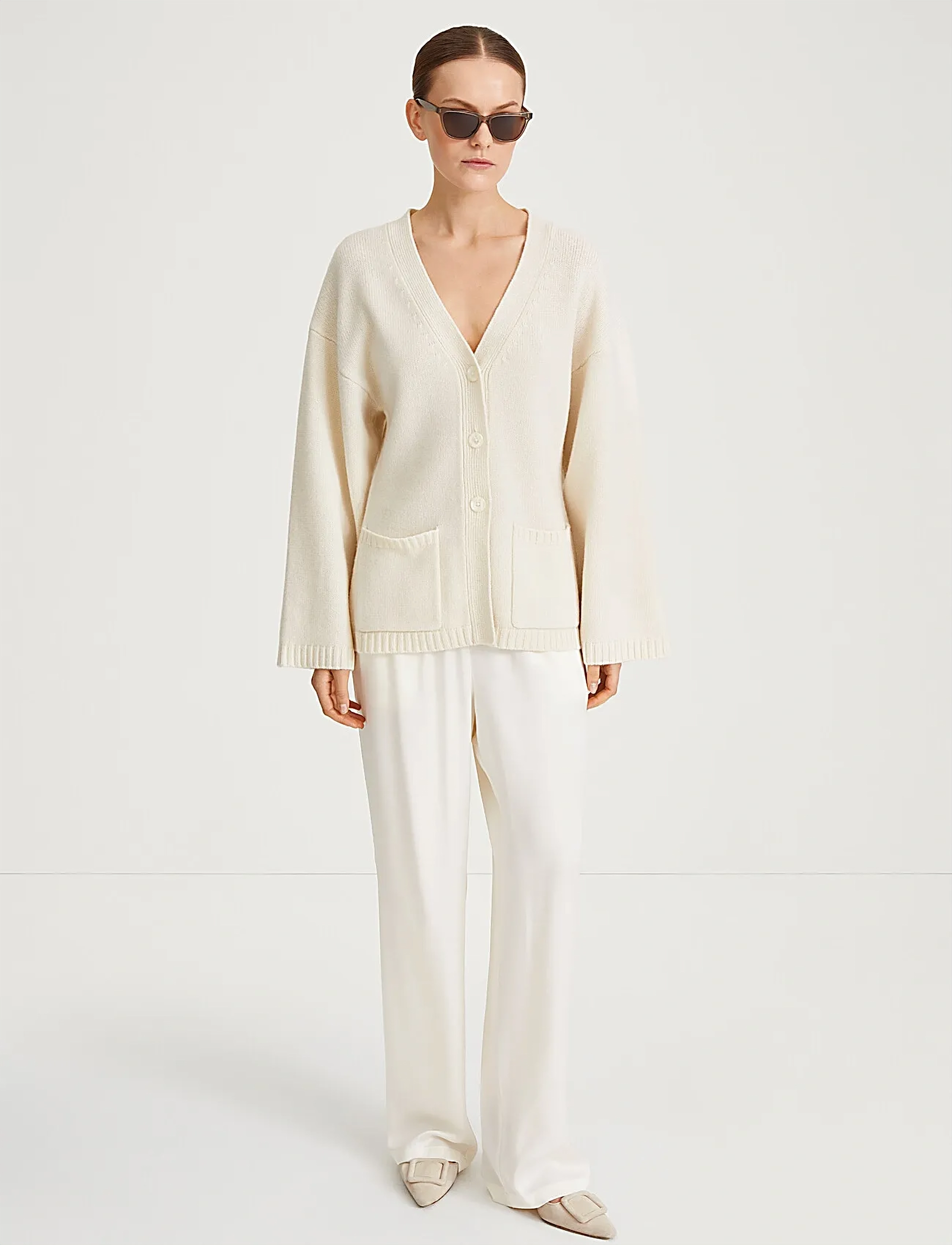 Stylein Helia Cardigan, XS, Cream, Strik > Cardigans, Dame