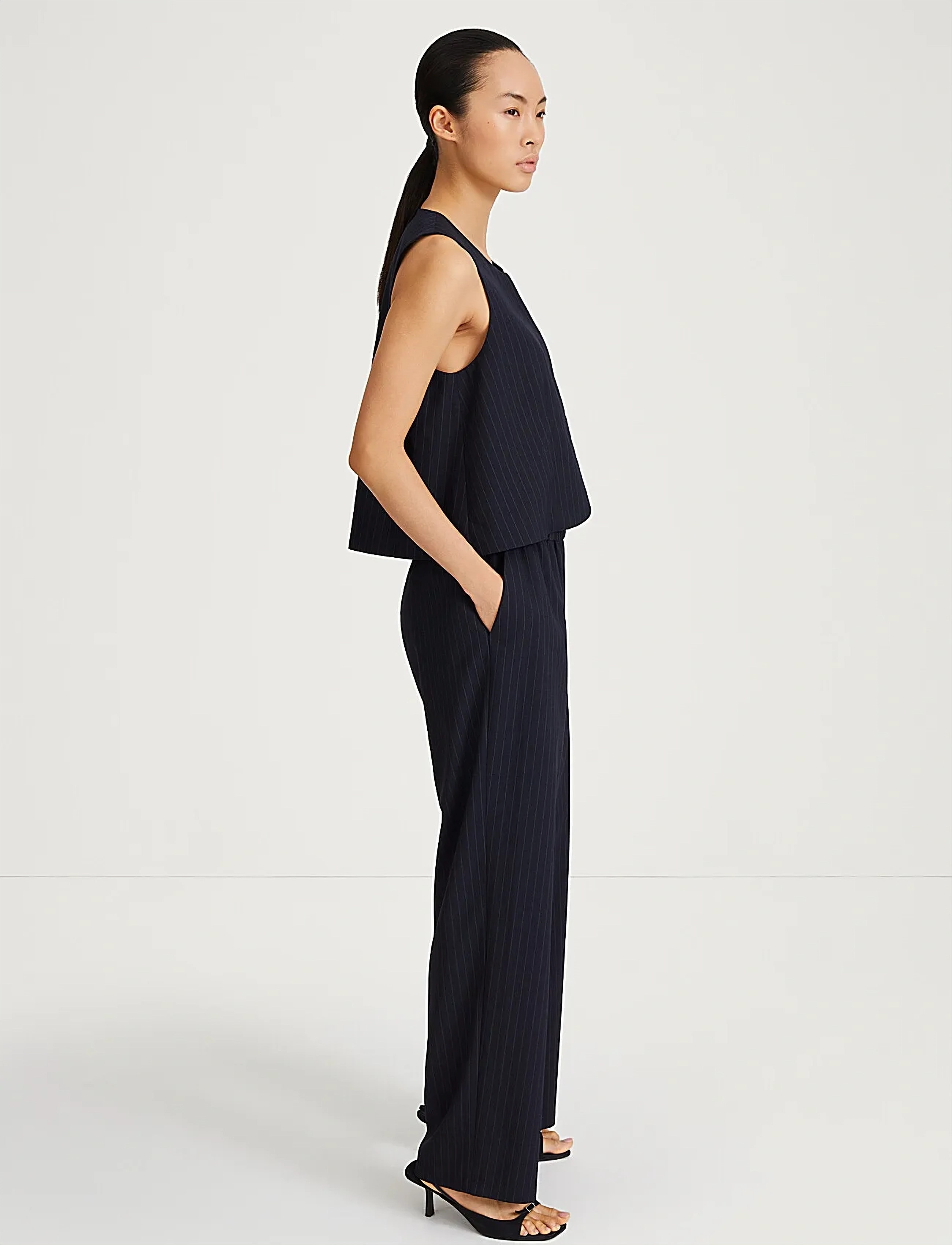 Stylein - BRIXEN VEST - varrukateta jakid - navy pinstripe - 3