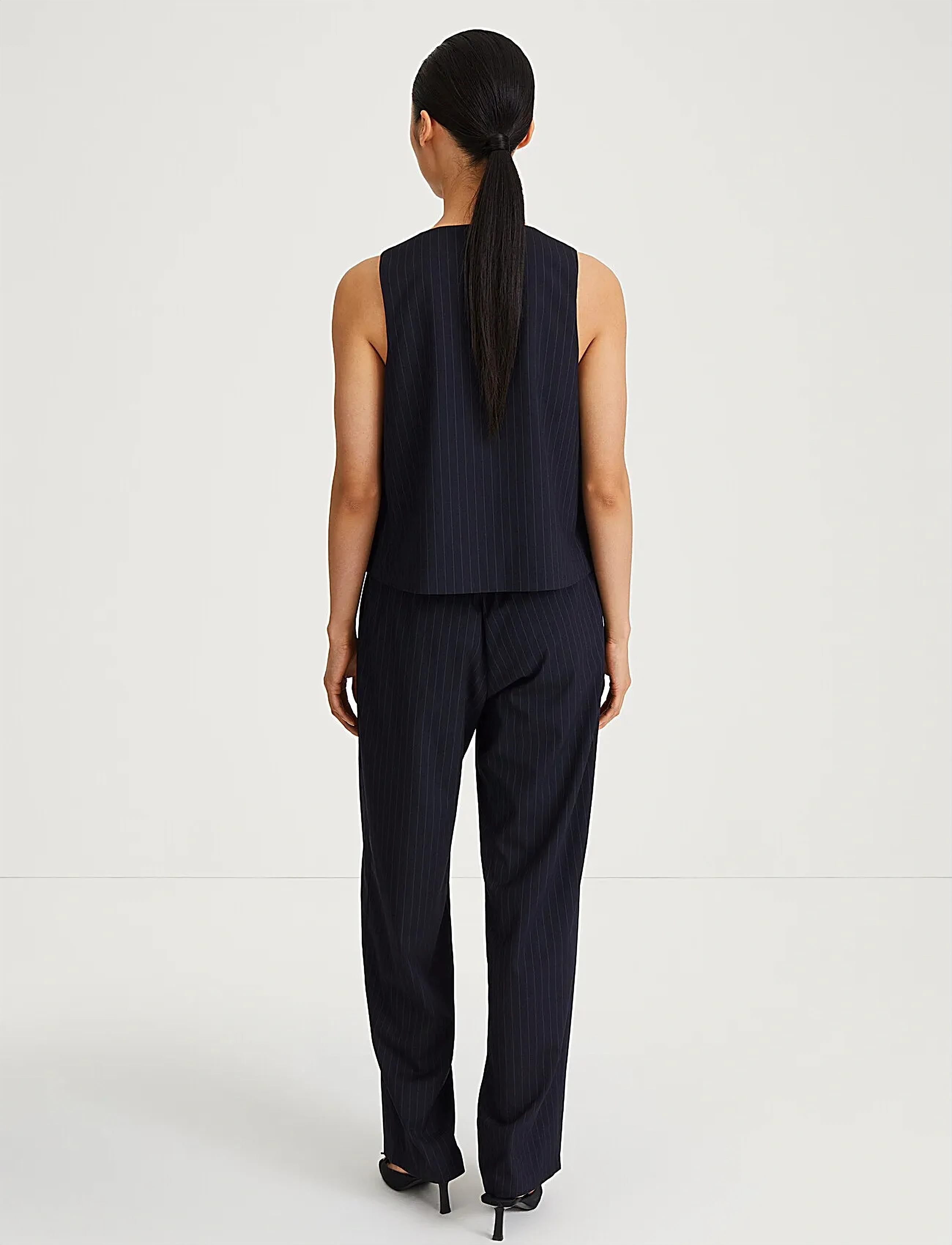 Stylein - BRIXEN VEST - varrukateta jakid - navy pinstripe - 4
