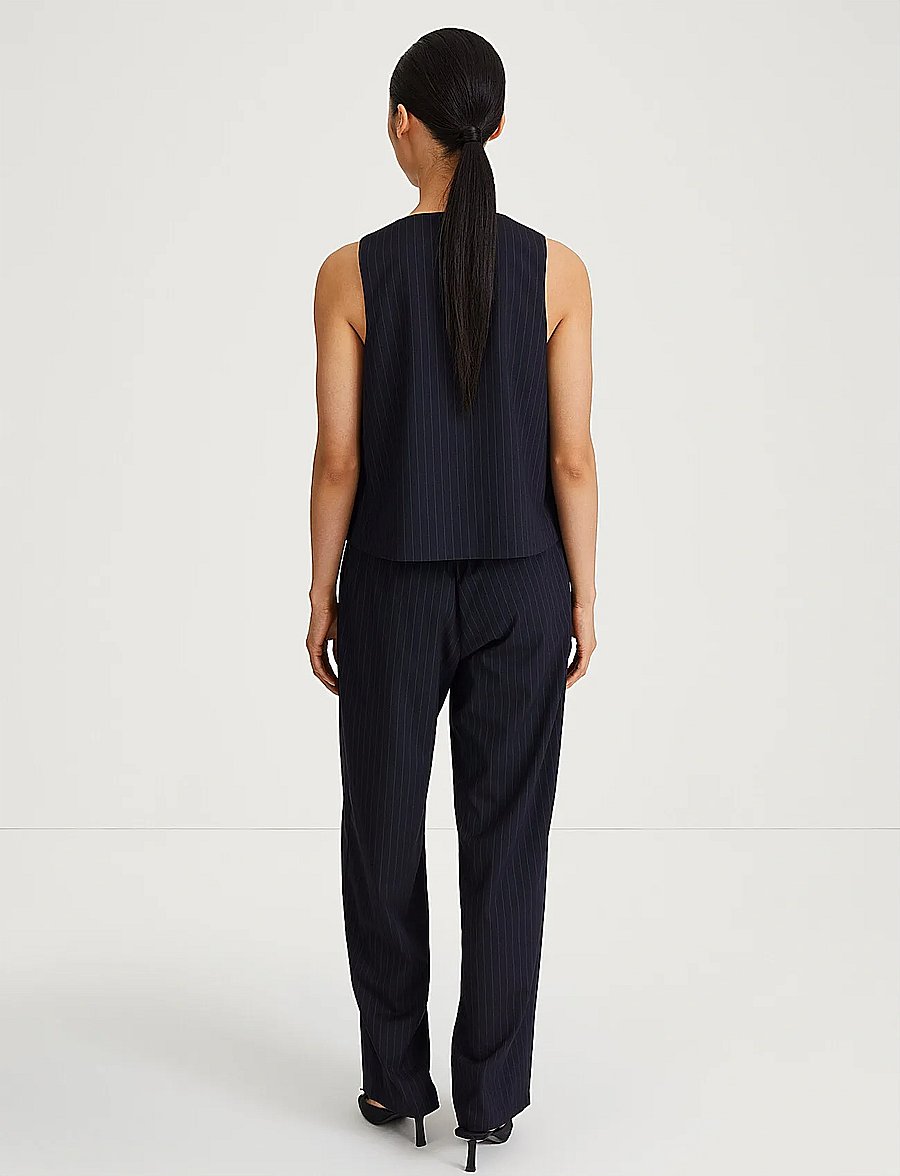 Stylein - BRIXEN VEST - westen - navy pinstripe - 4