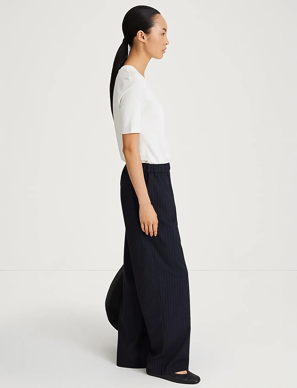 Stylein - BELICIA TROUSERS - formell - navy pinstripe - 3