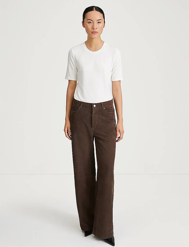 Stylein - VICTORY TROUSERS - hosen mit weitem bein - brown - 0