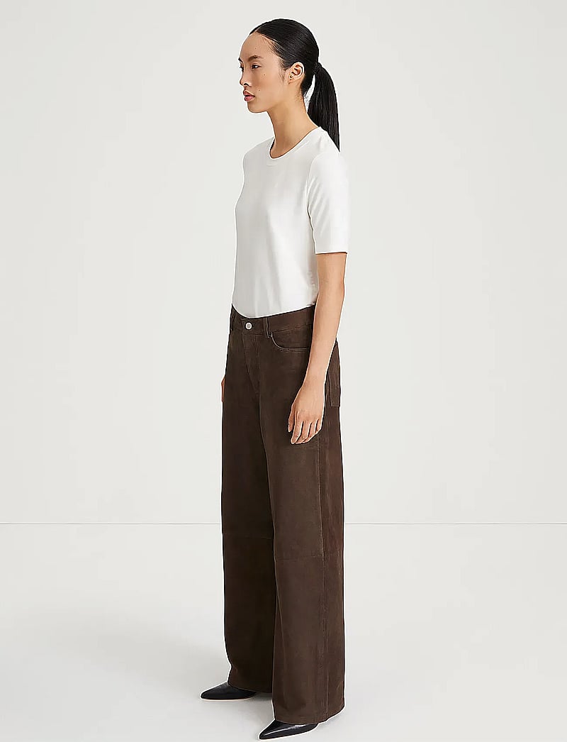 Stylein - VICTORY TROUSERS - hosen mit weitem bein - brown - 3