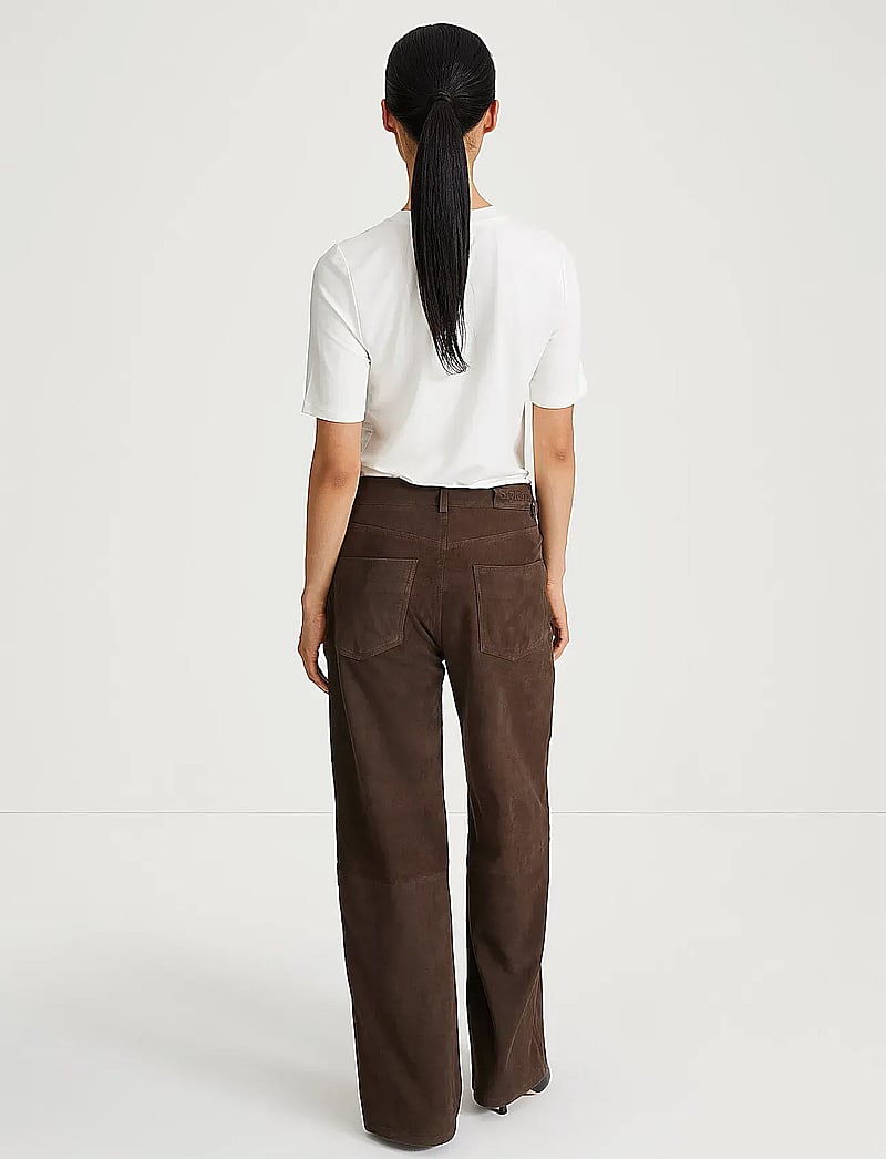 Stylein - VICTORY TROUSERS - hosen mit weitem bein - brown - 4