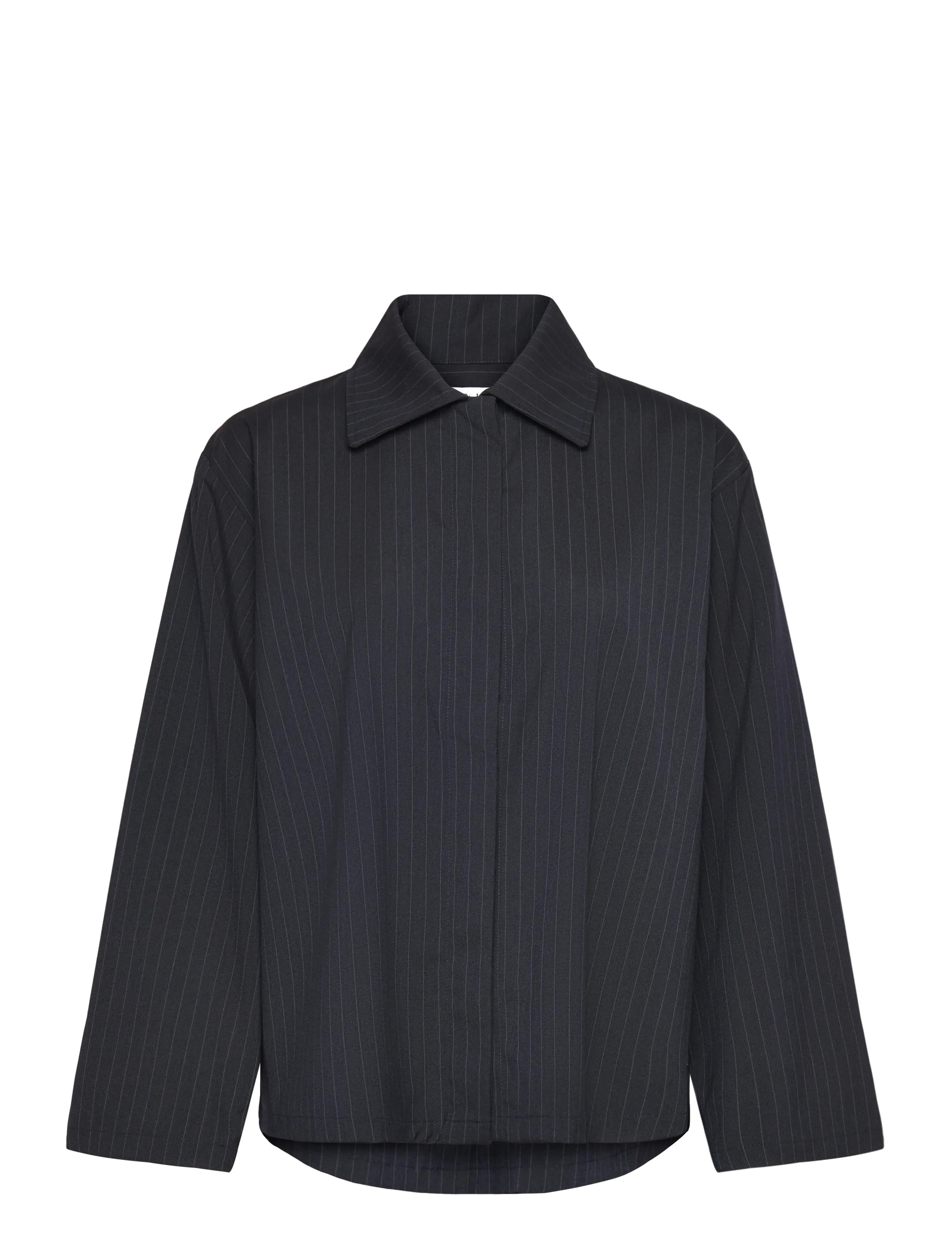 NAVY PINSTRIPE