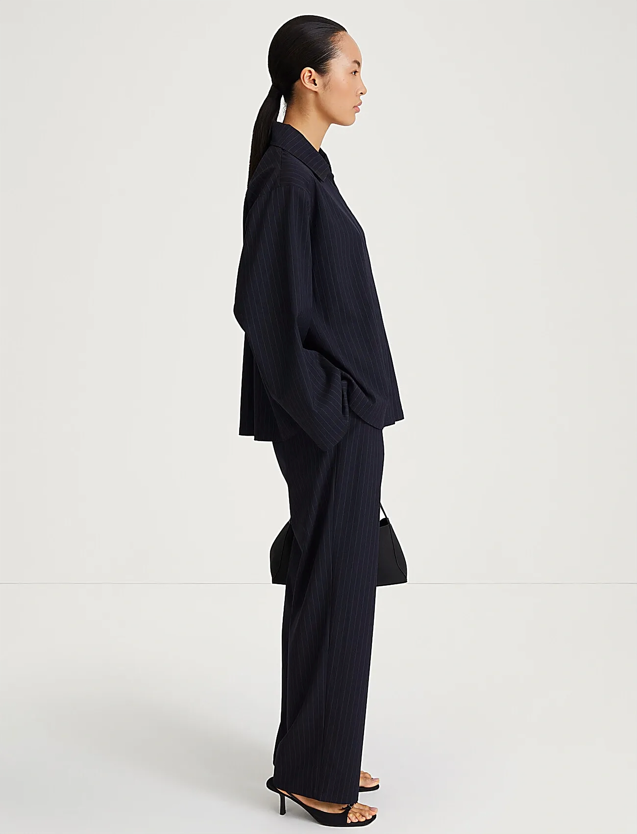 Stylein - BRENLY SHIRT - navy pinstripe - 3