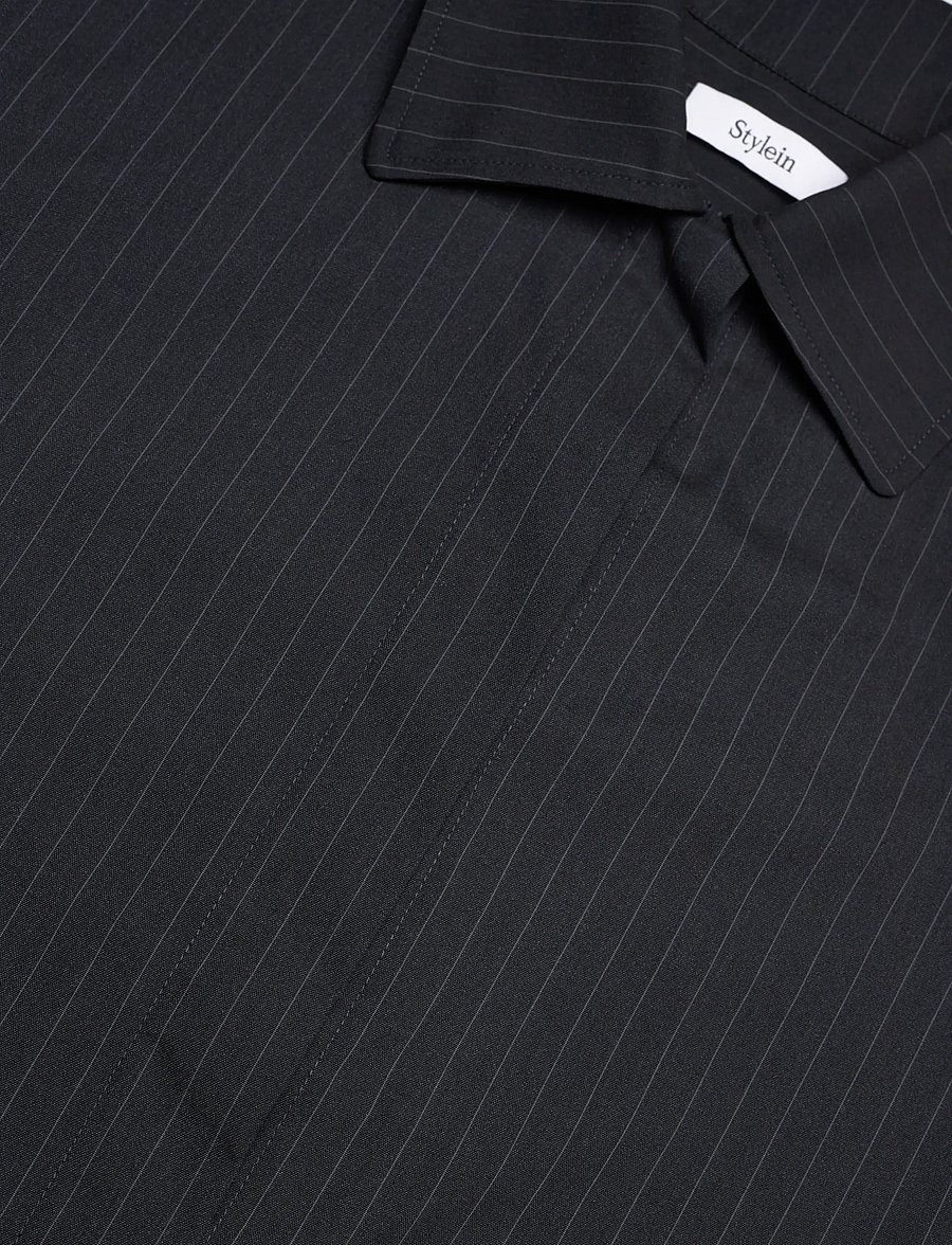 Stylein - BRENLY SHIRT - navy pinstripe - 5