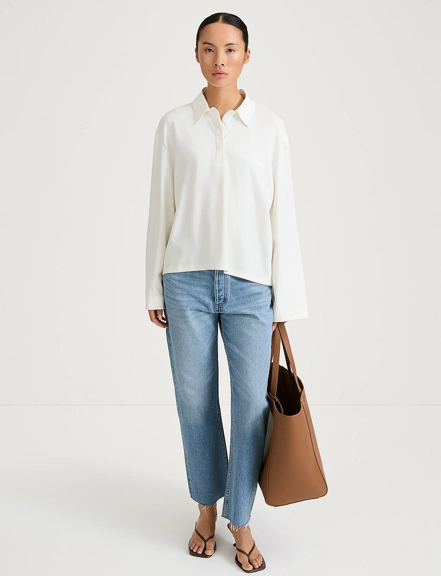 Stylein - JANELLE TOP - langärmlige tops - cream - 0