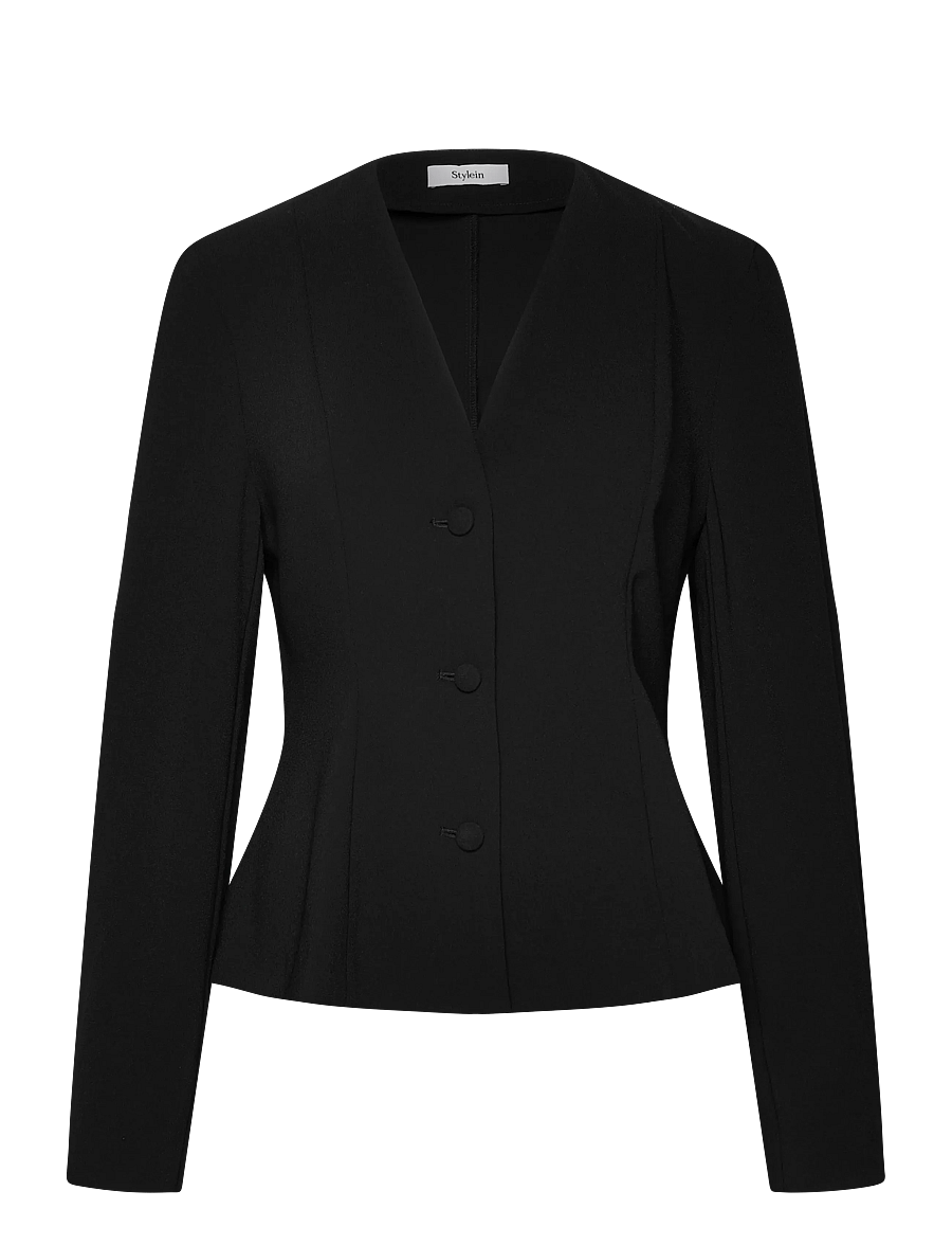 Stylein - BRIAR BLOUSE CREPE - einreihige blazer - black - 1