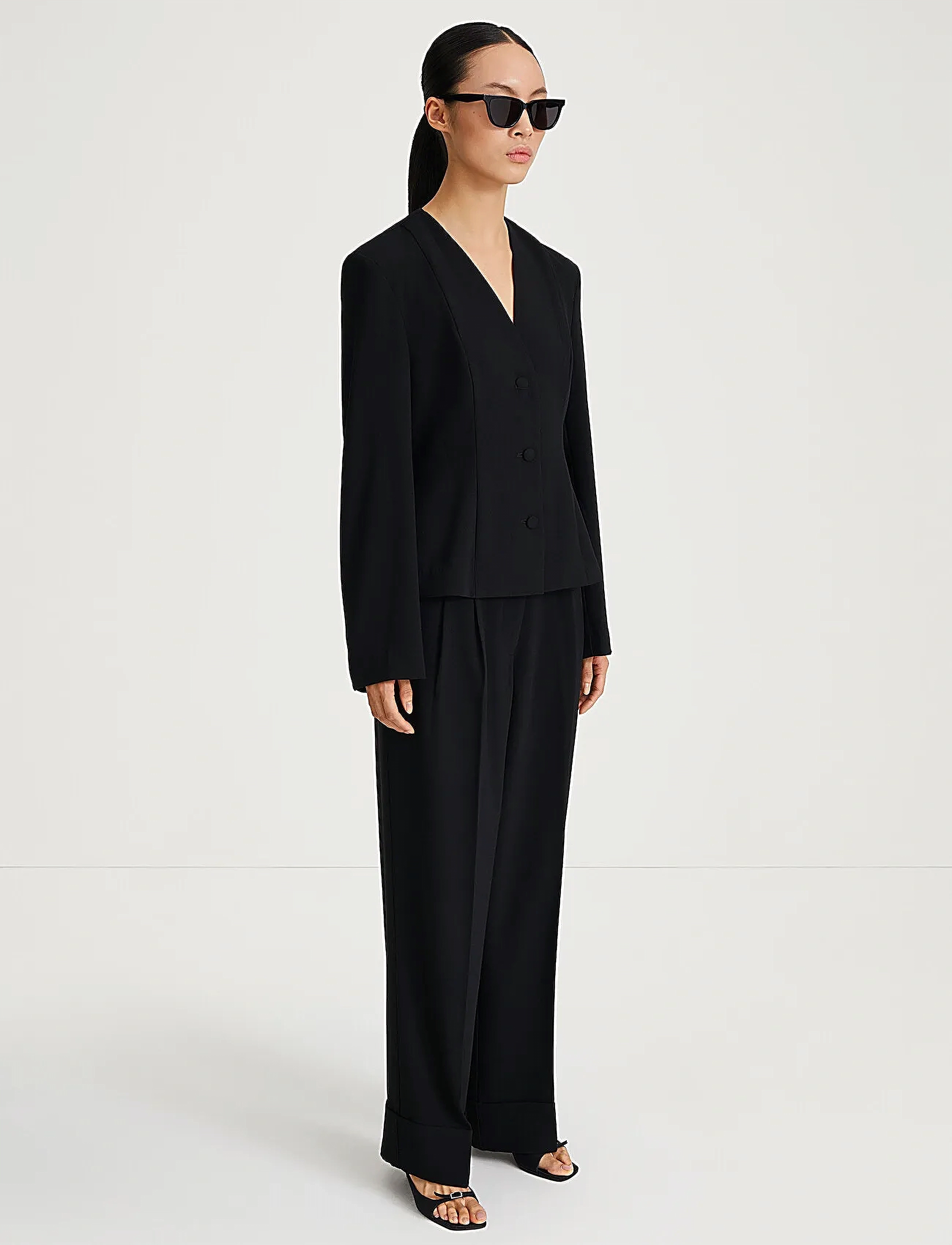 Stylein - BRIAR BLOUSE CREPE - black - 3