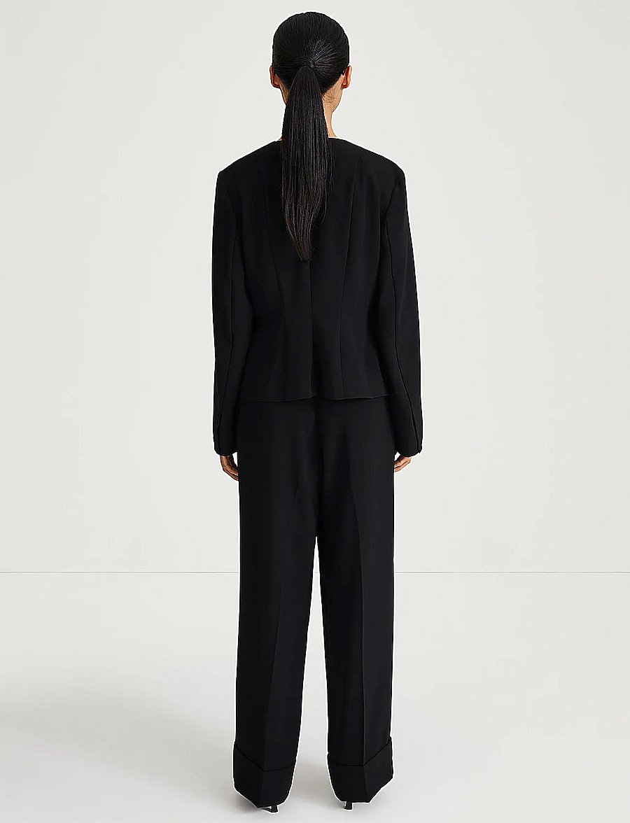 Stylein - BRIAR BLOUSE CREPE - einreihige blazer - black - 4