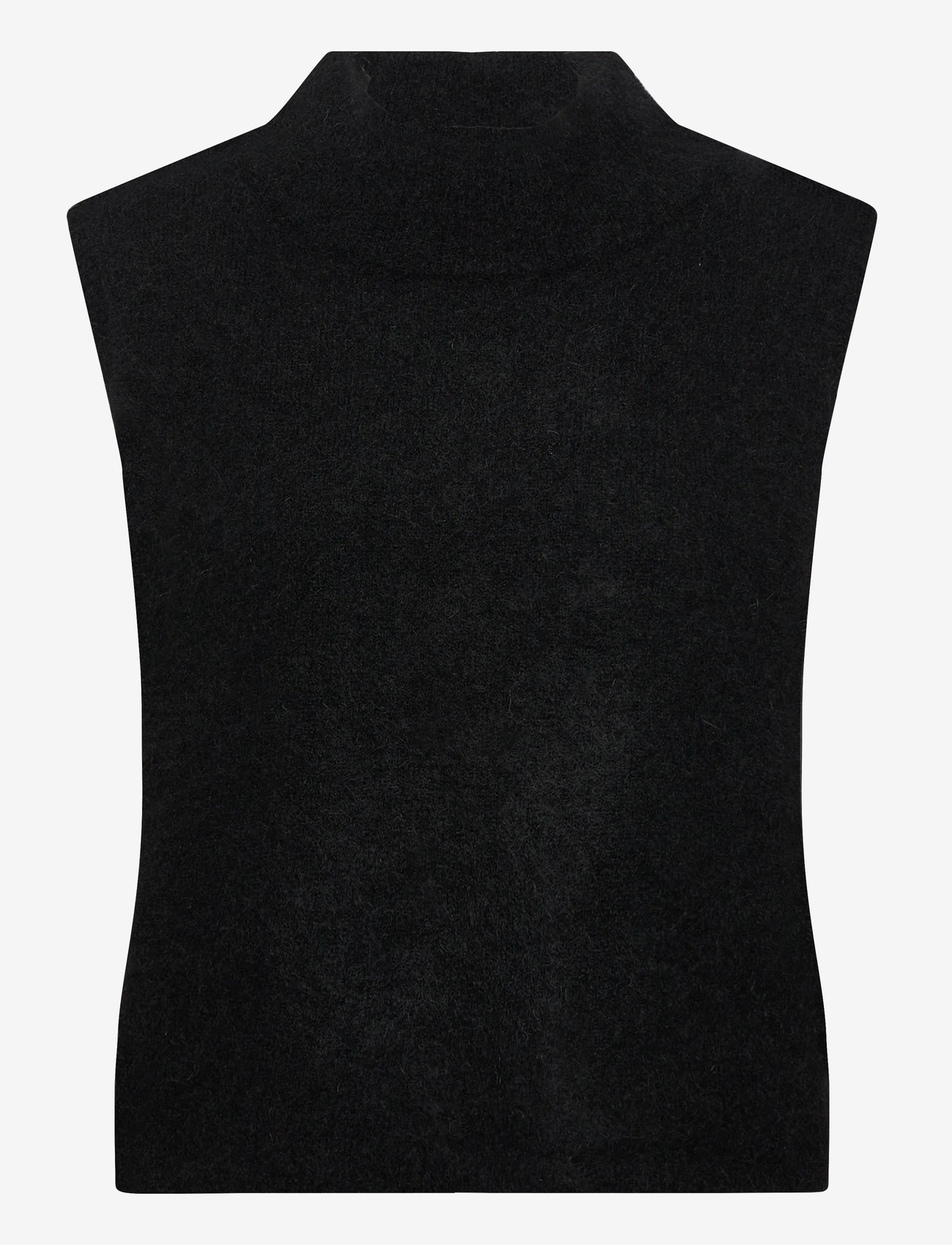 Stylein - NELLIE TOP - stickade västar - black - 1