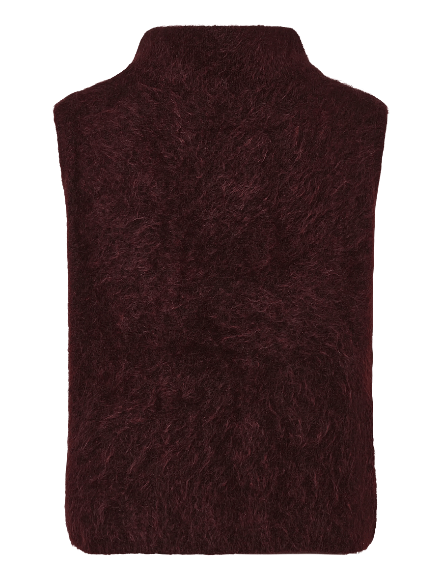 Stylein - NELLIE TOP - strikveste - bordeaux - 1