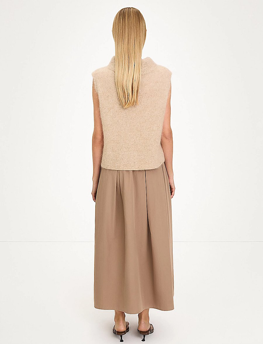 Stylein - NELLIE TOP - kootud vestid - oyster - 4