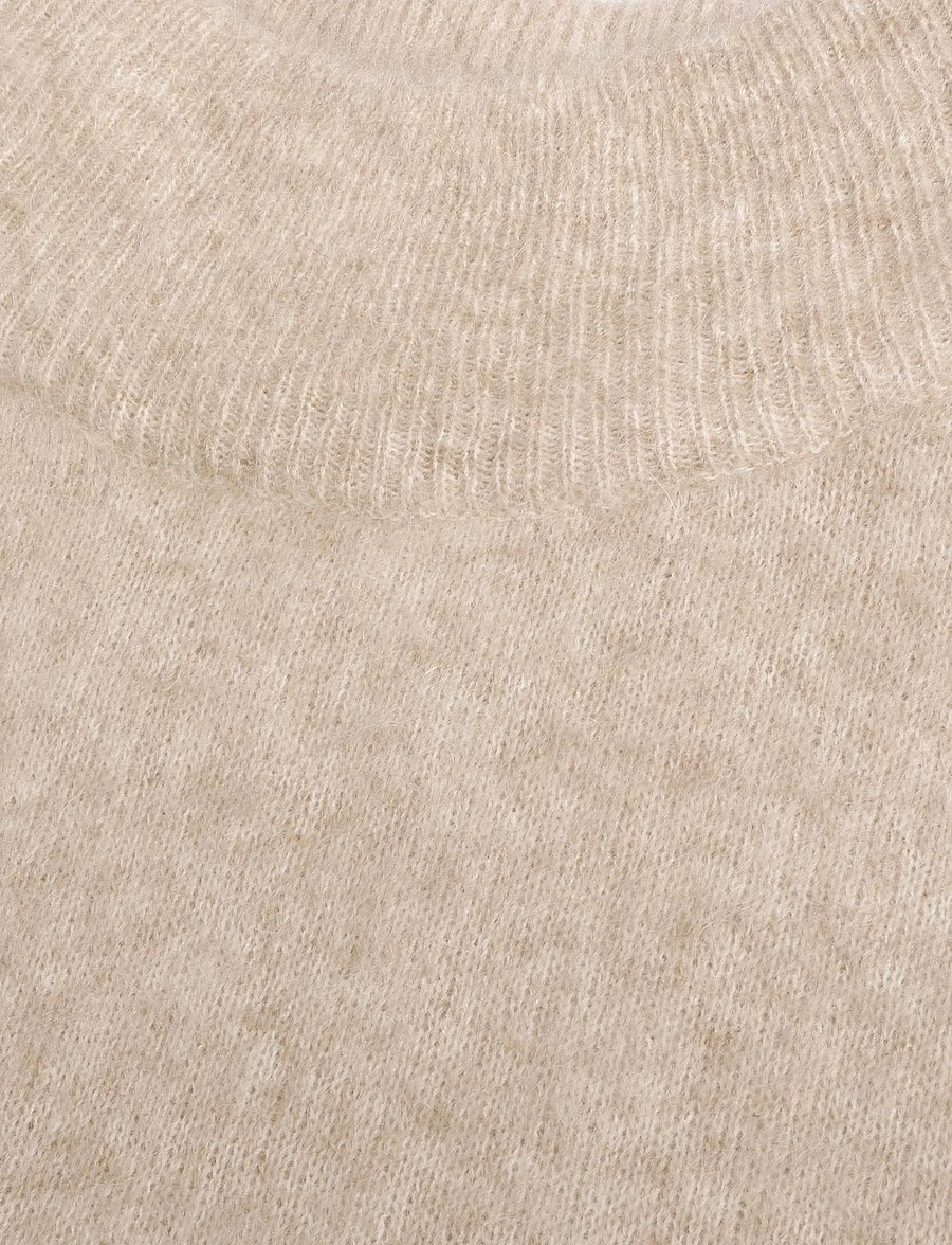 Stylein - NELLIE TOP - kootud vestid - oyster - 5