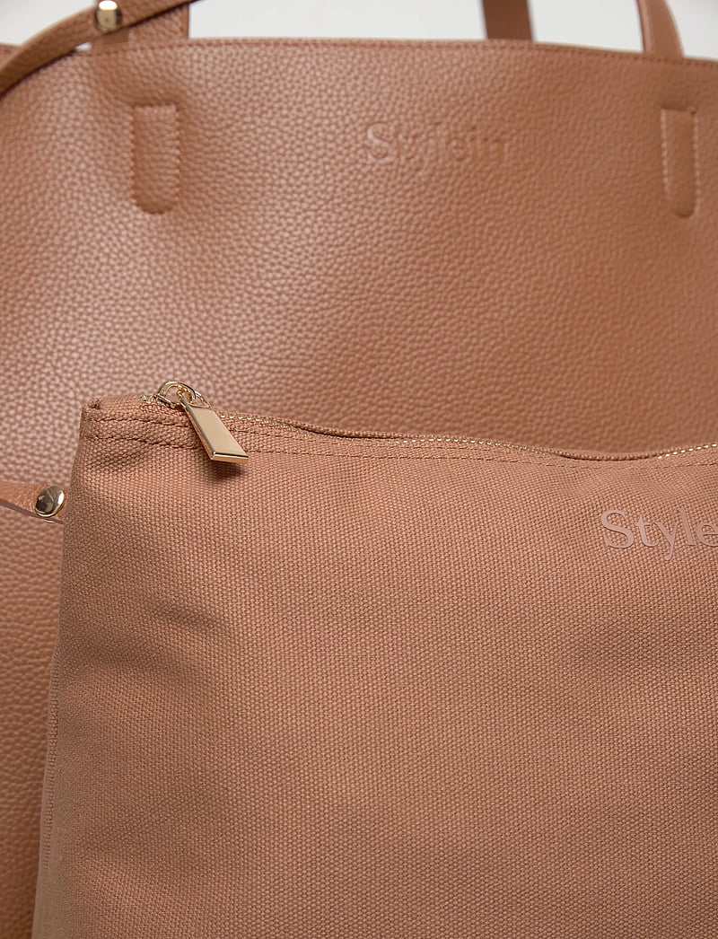 Stylein - YACHT BAG GRAIN - tote bags - tan - 4