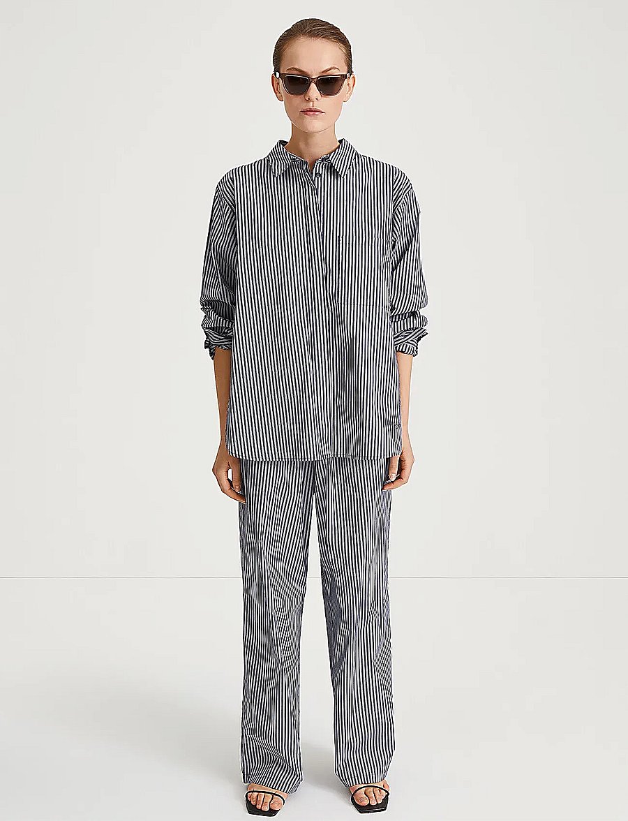 Stylein - JANSELL SHIRT - teksasärgid - steel blue stripe - 0