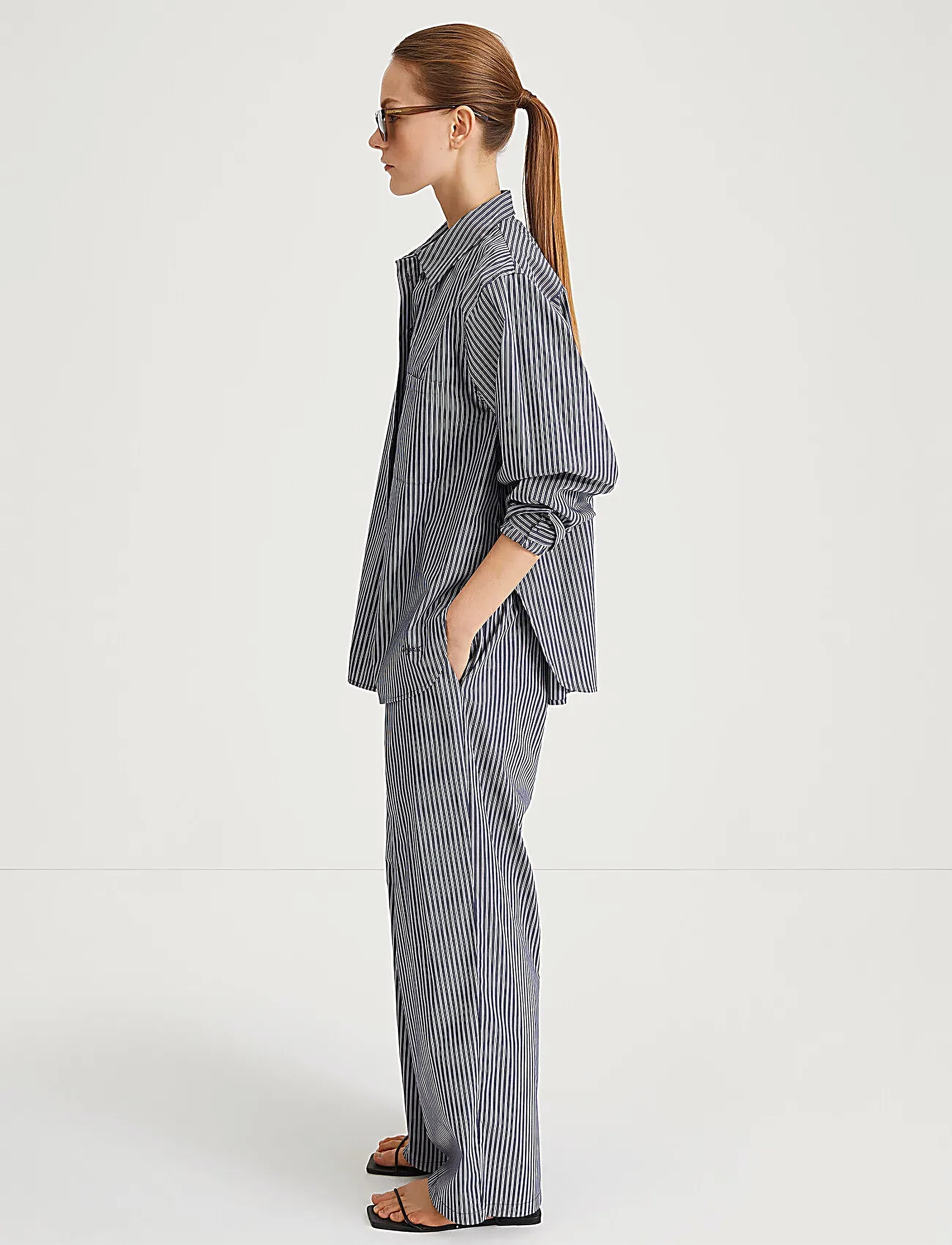 Stylein - JANSELL SHIRT - langärmlige hemden - steel blue stripe - 5