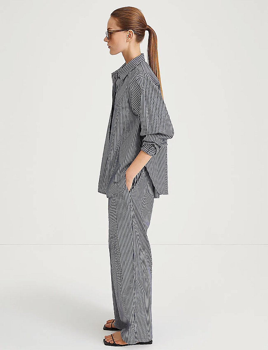 Stylein - JANSELL SHIRT - teksasärgid - steel blue stripe - 5