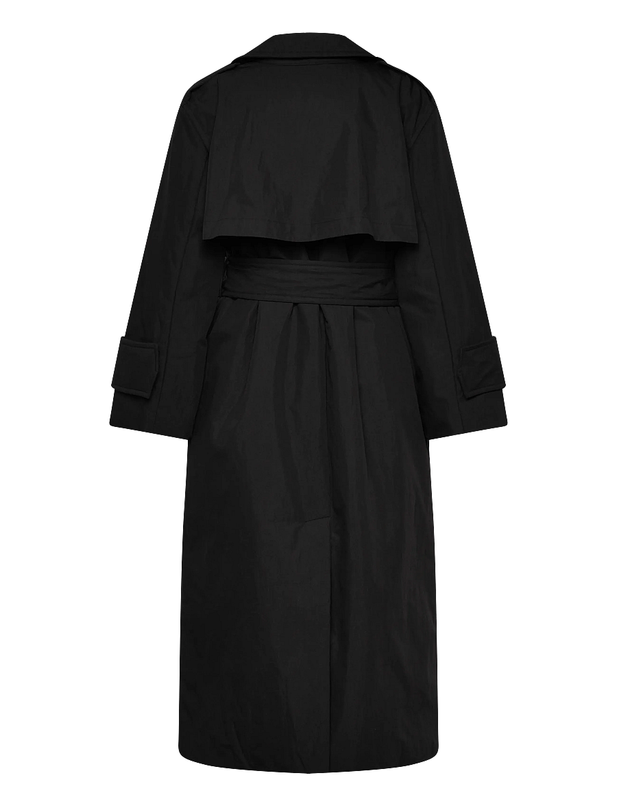Stylein - SANDRA PADDED TRENCH - trenchcoats - black - 2