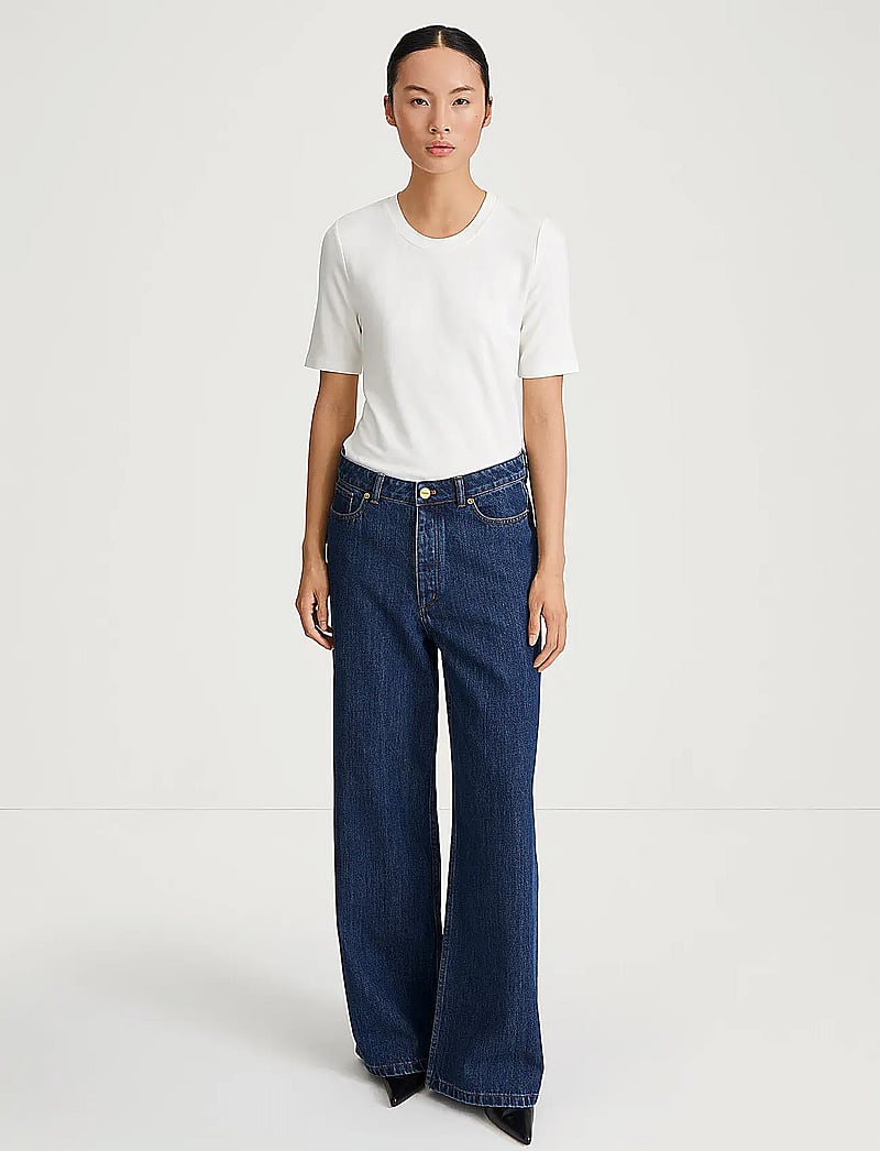 Stylein - KAYNE DENIM TROUSERS - hosen mit weitem bein - blue - 0